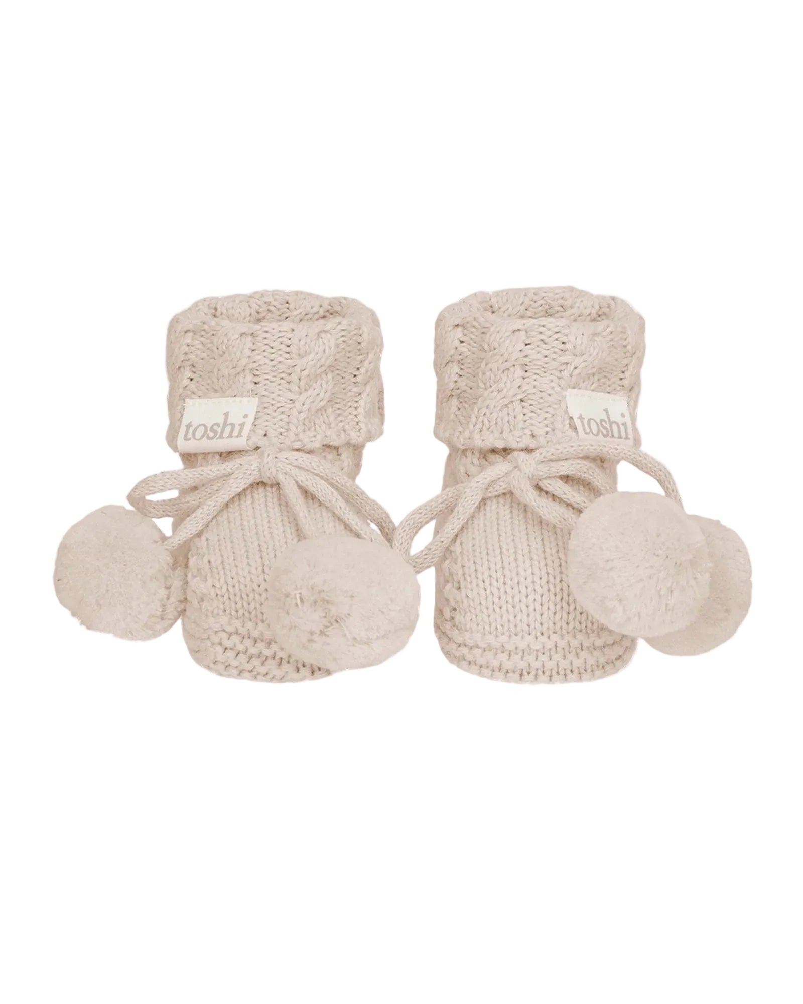Organic Booties Yummy / Oatmeal