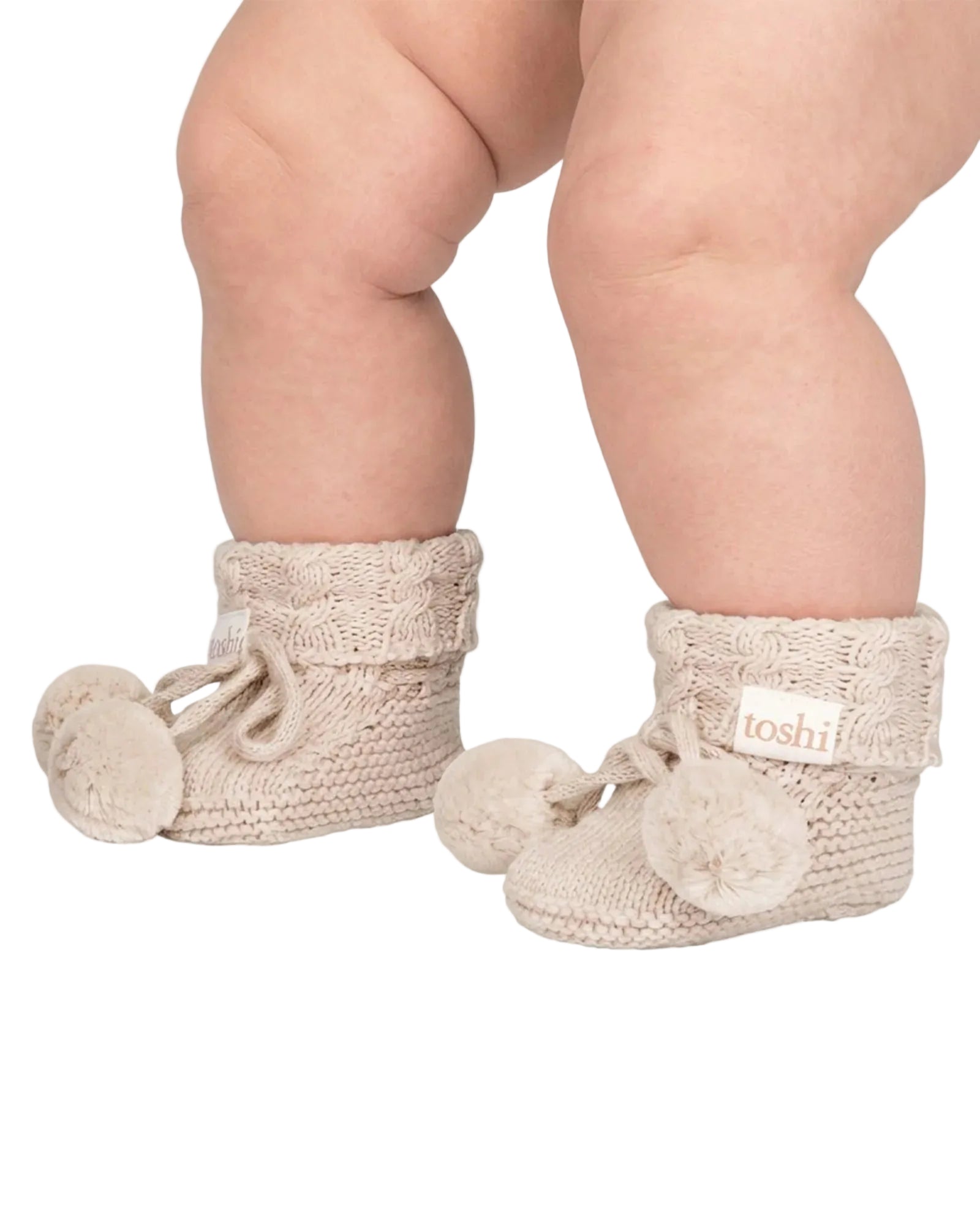 Organic Booties Yummy / Oatmeal