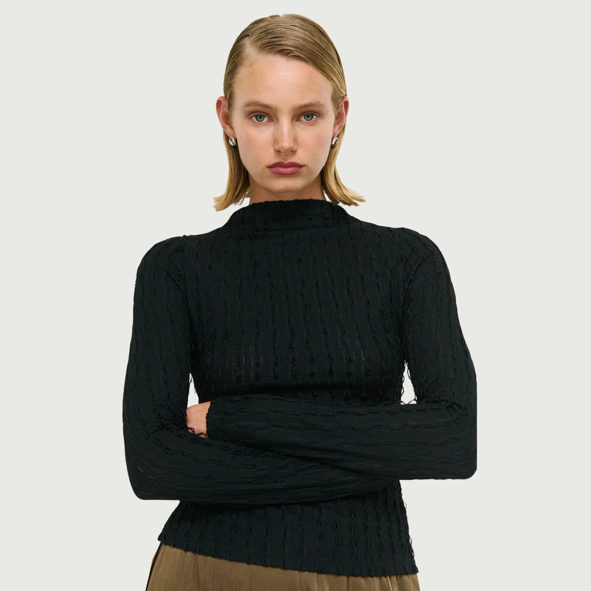 Drew high Neck Top