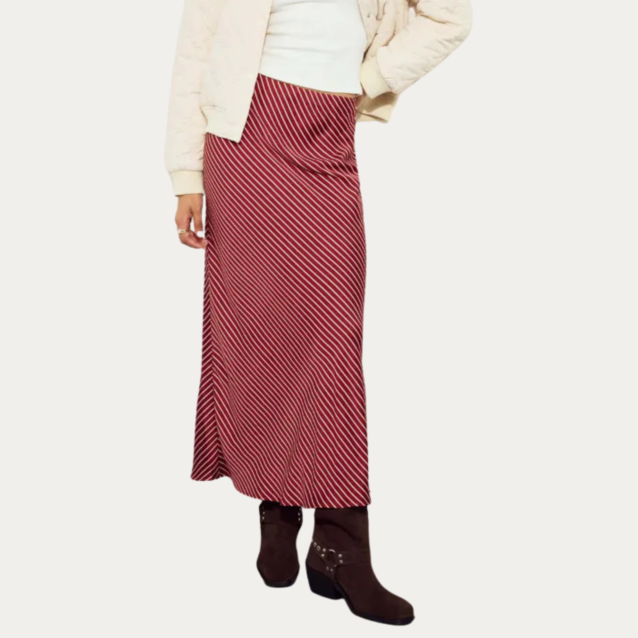 Leni Bias Midi Skirt