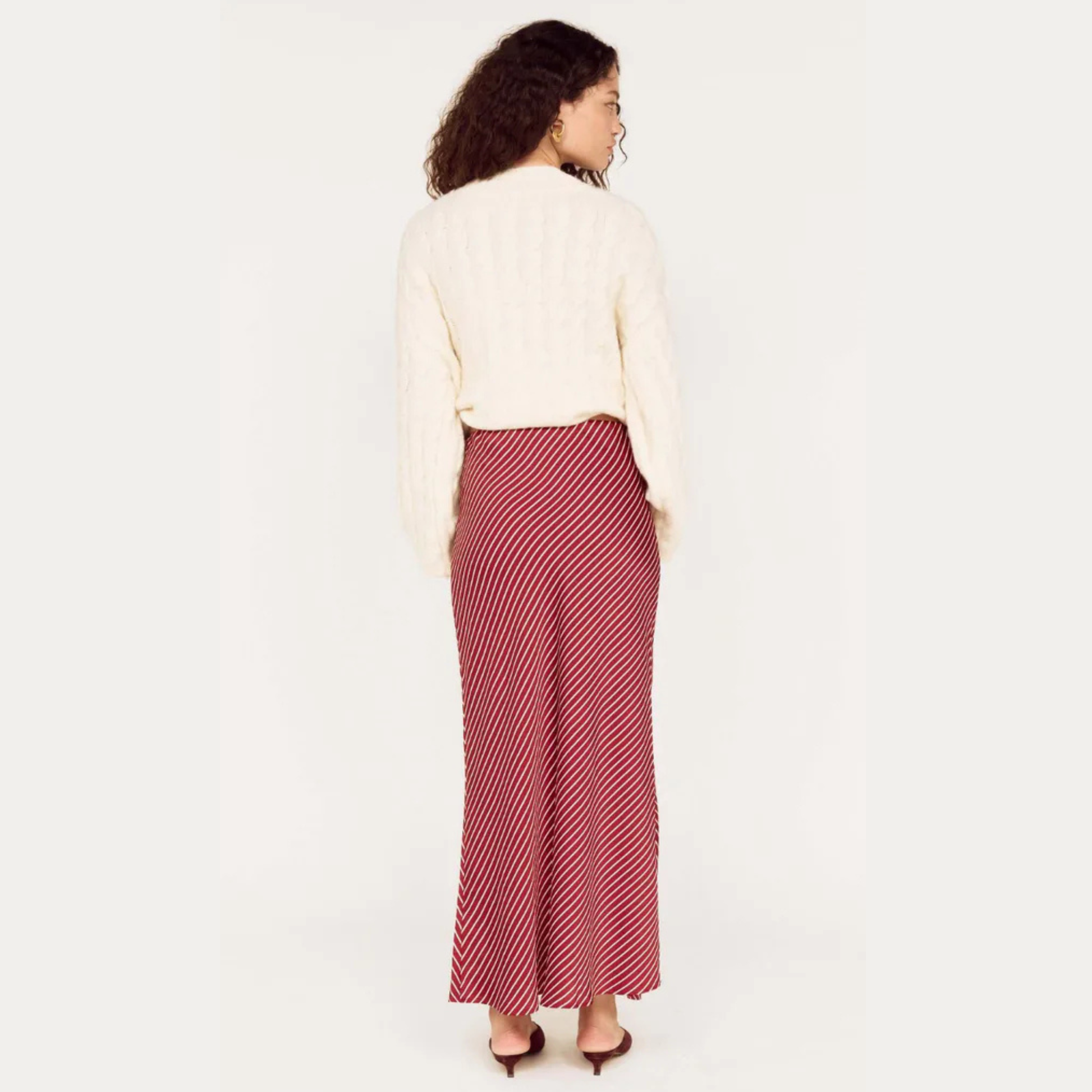 Leni Bias Midi Skirt