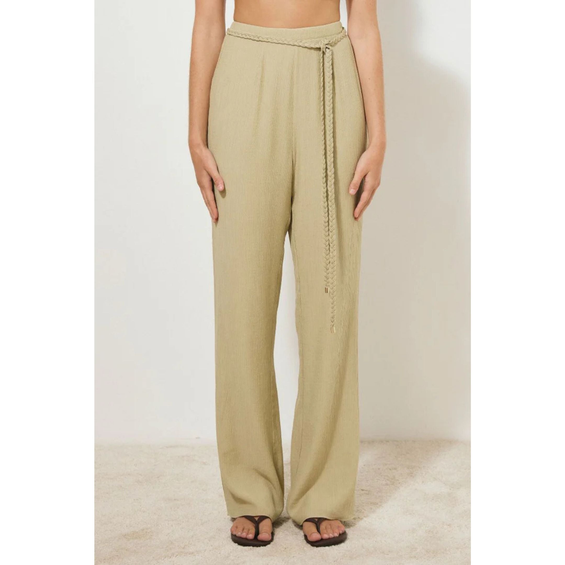 Lotus Pant - Olive Stone