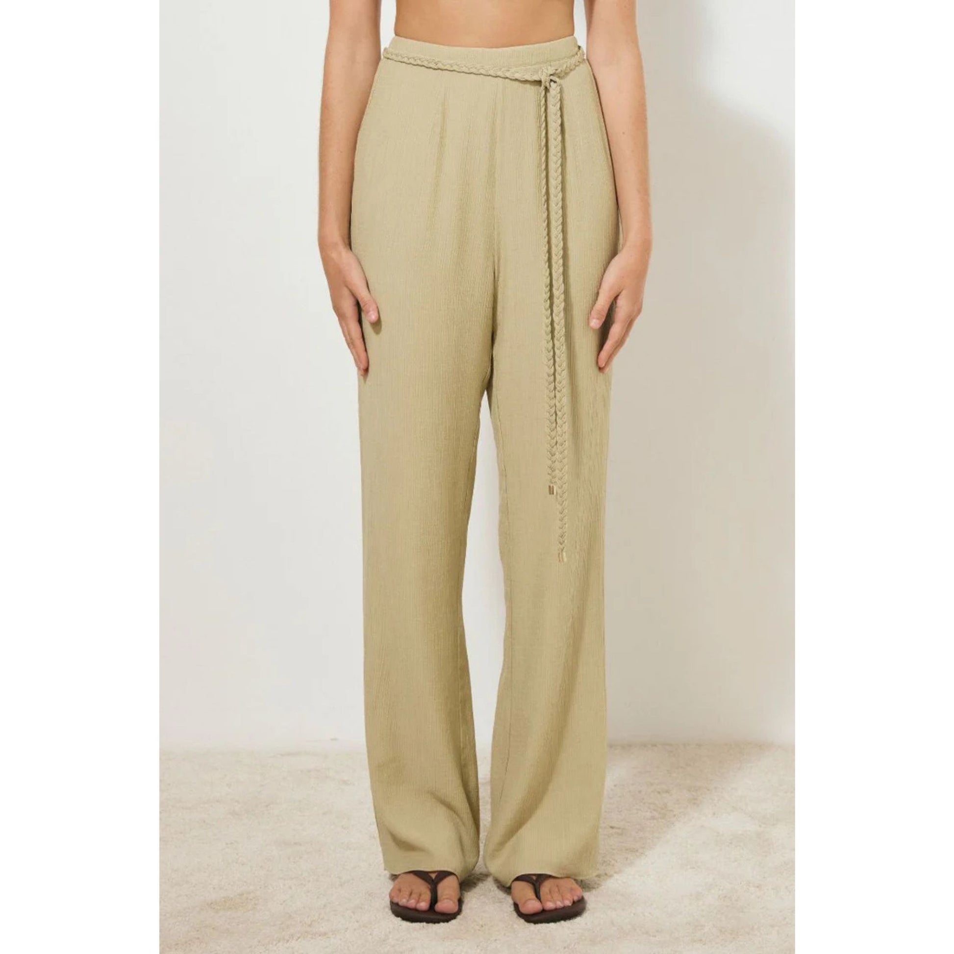 Lotus Pant - Olive Stone