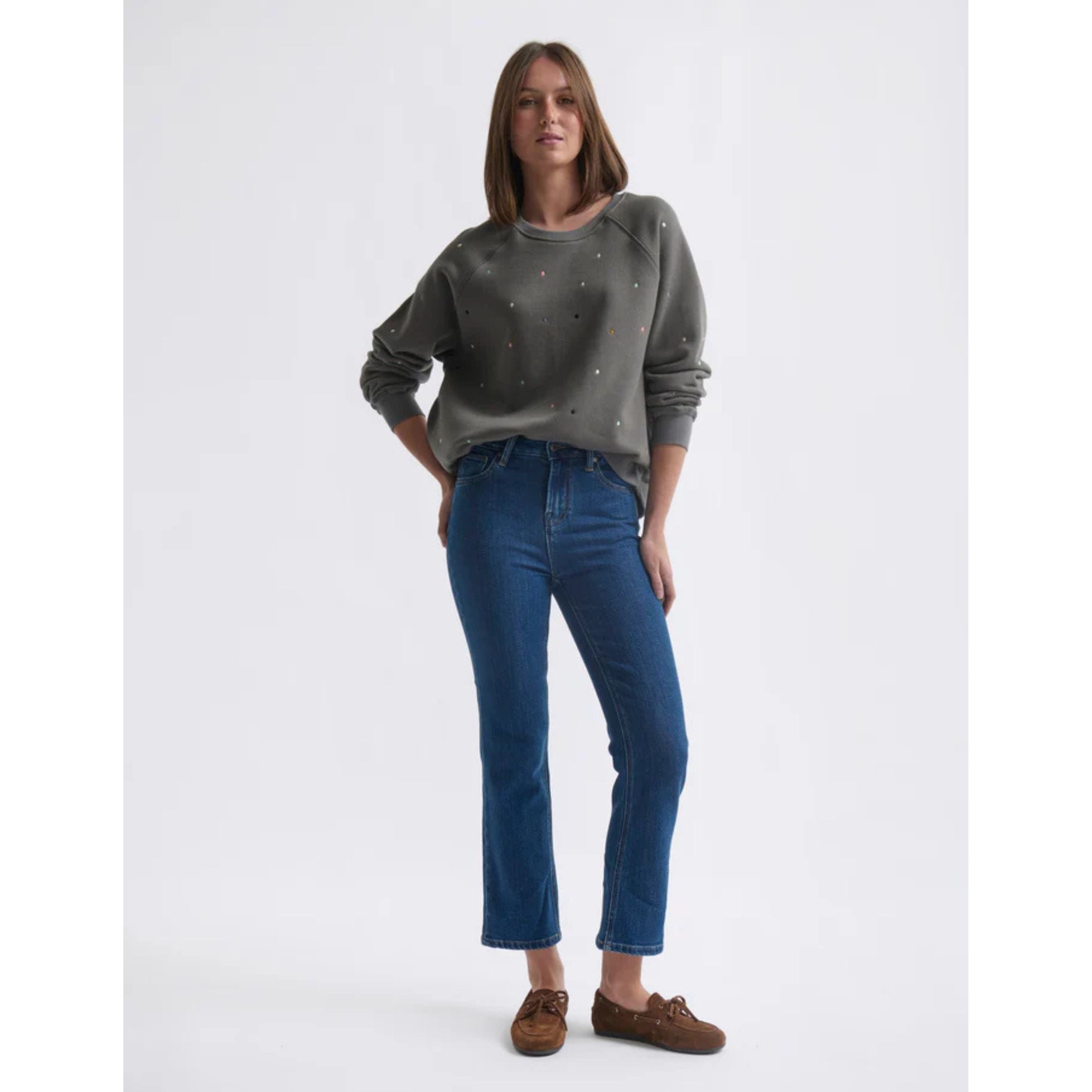 Vacay Jean Hemmed - Brentwood Blue