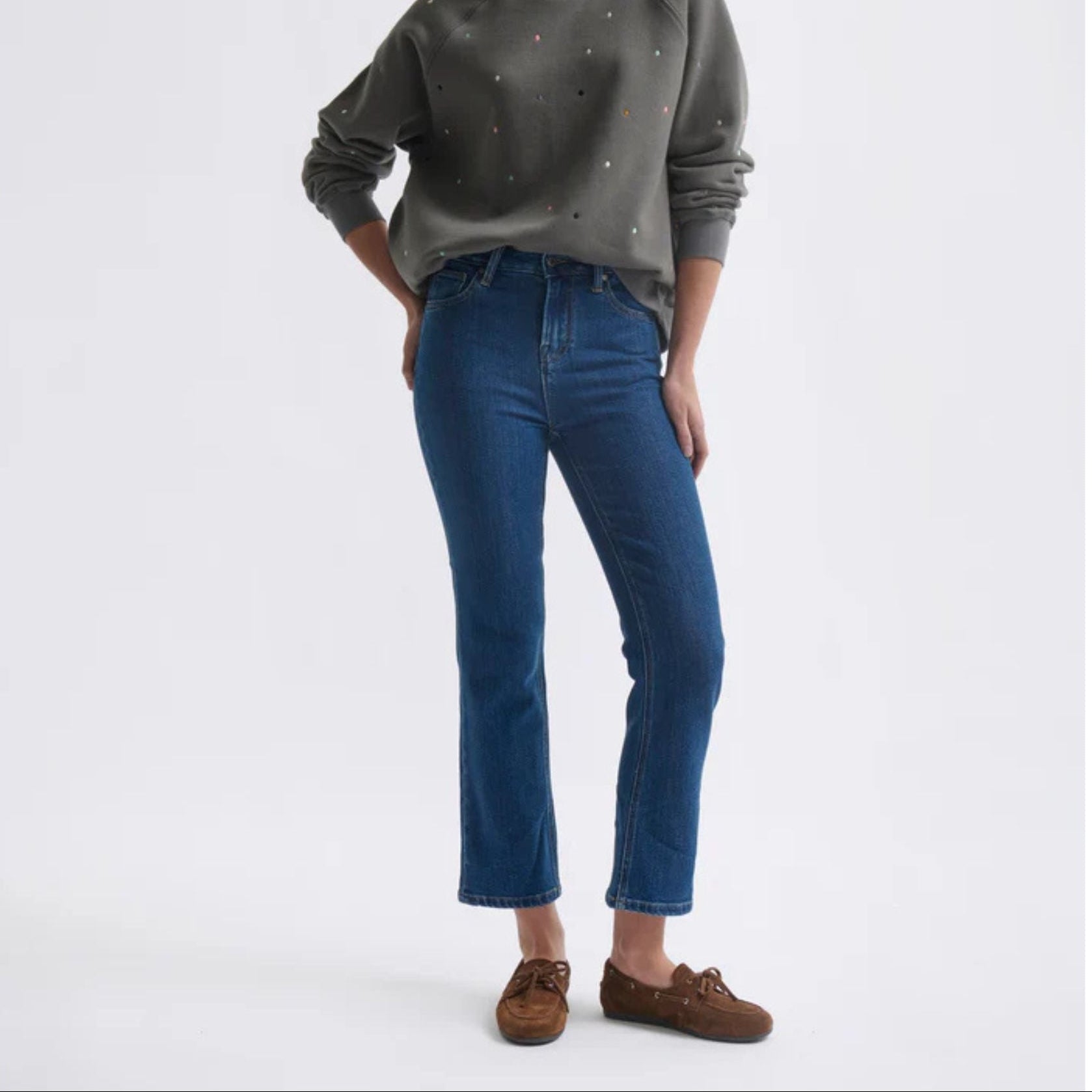 Vacay Jean Hemmed - Brentwood Blue