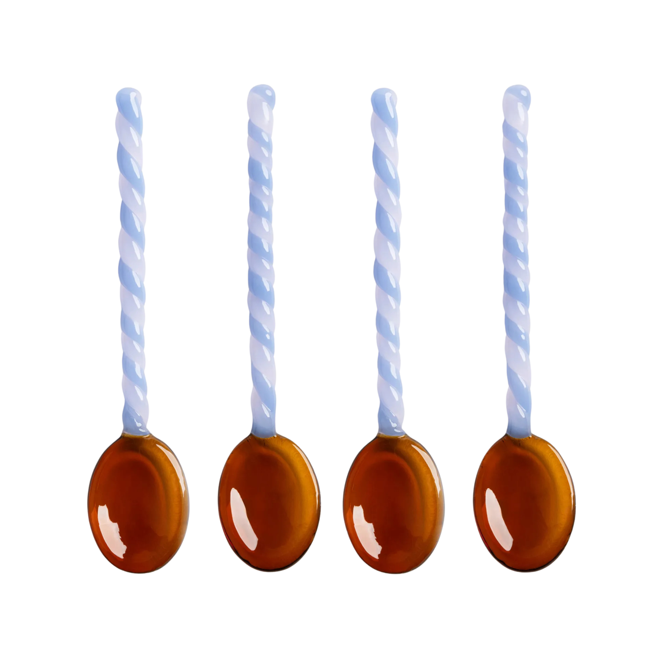 Spoon Duet - Amber - Set of 4