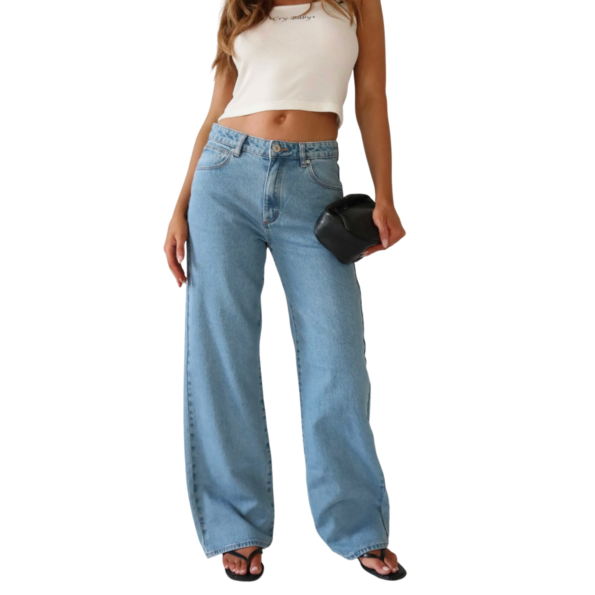 95 Baggy Gigi Jeans - Mid Blue
