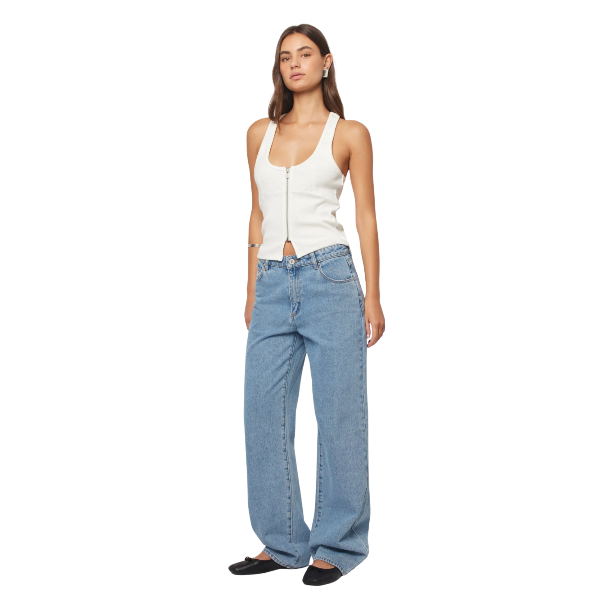 95 Baggy Gigi Jeans - Mid Blue