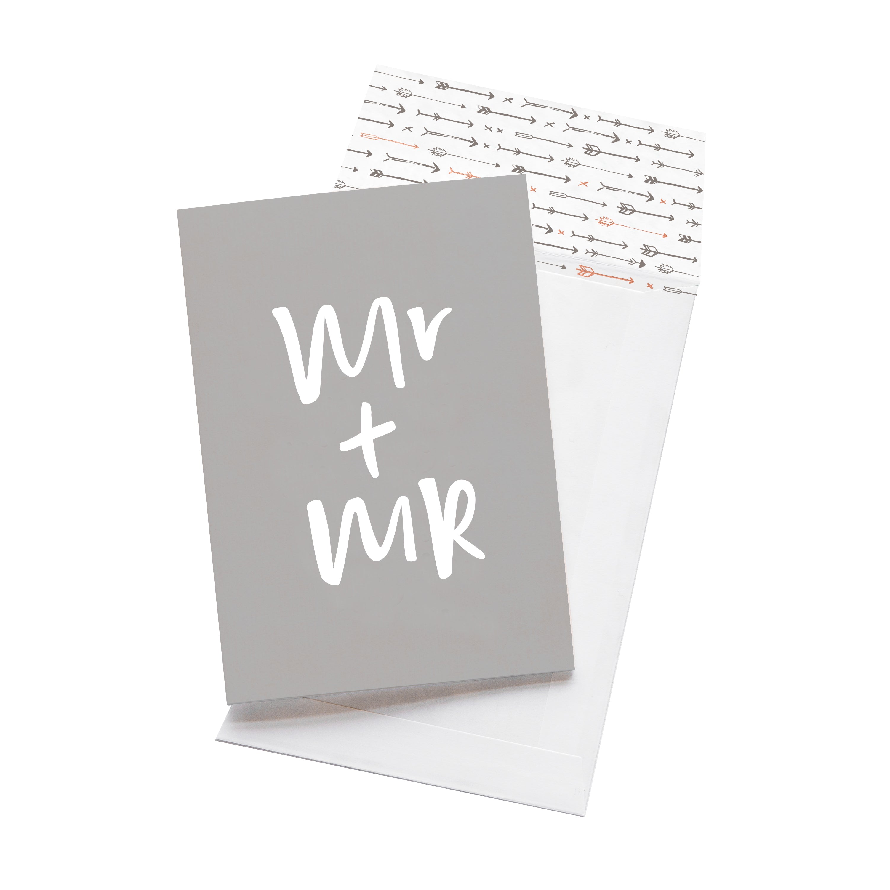 Mr + Mr - Greeting Card