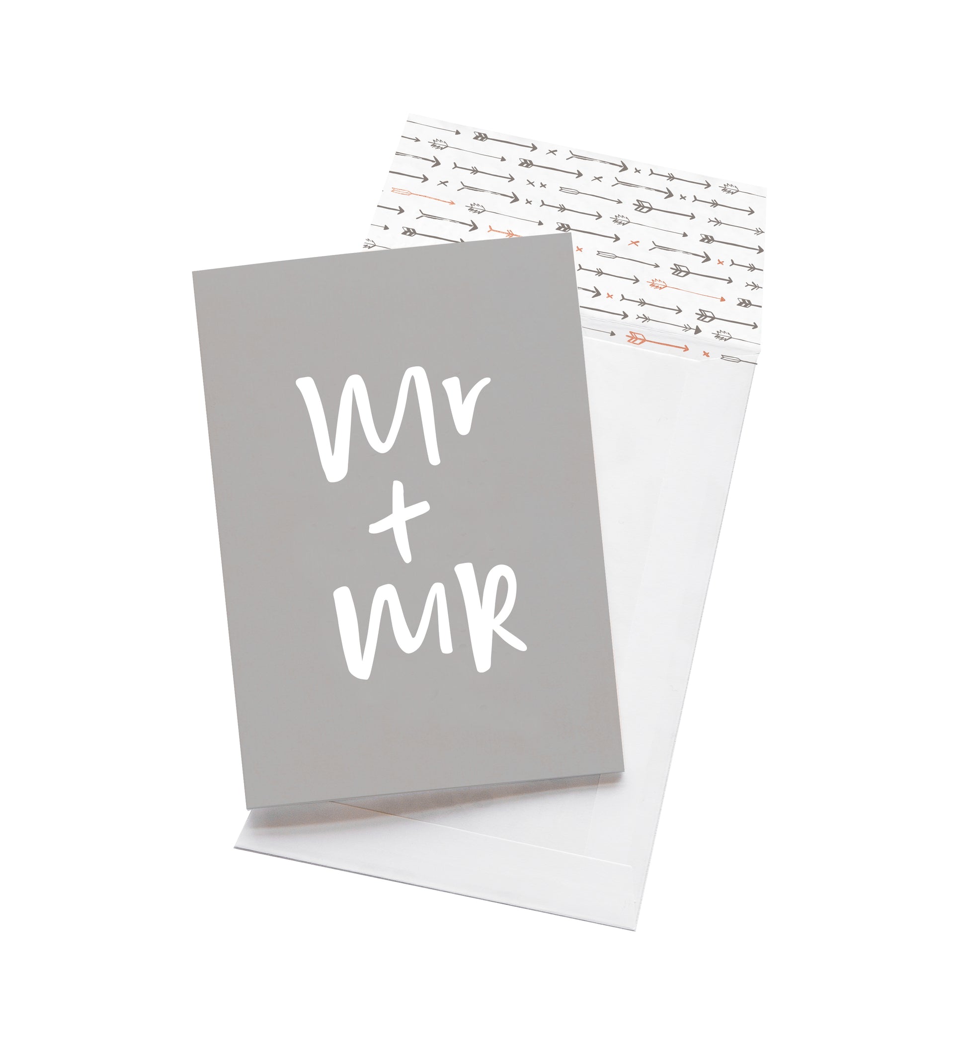 Mr + Mr - Greeting Card