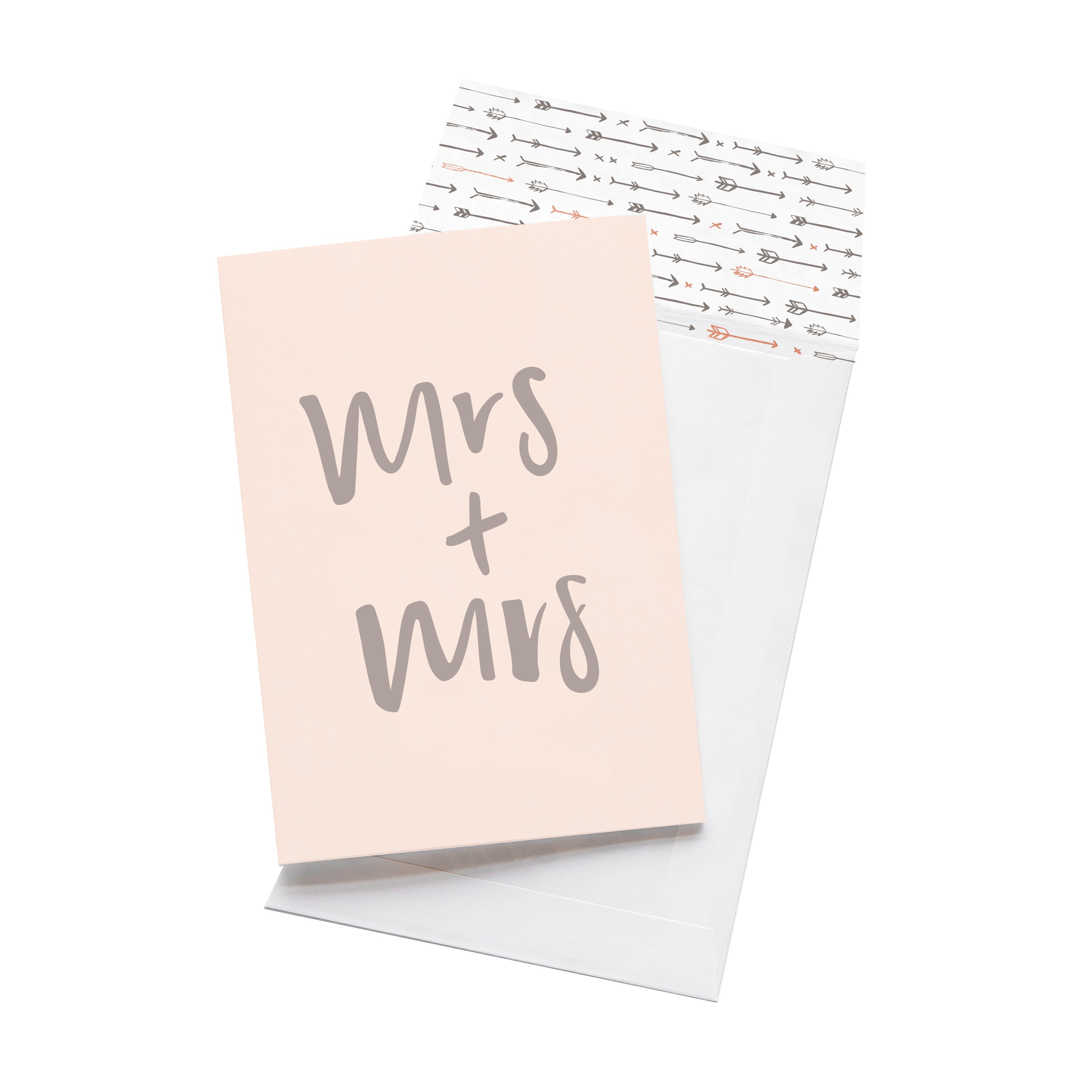Mrs + Mrs - Greeting Card