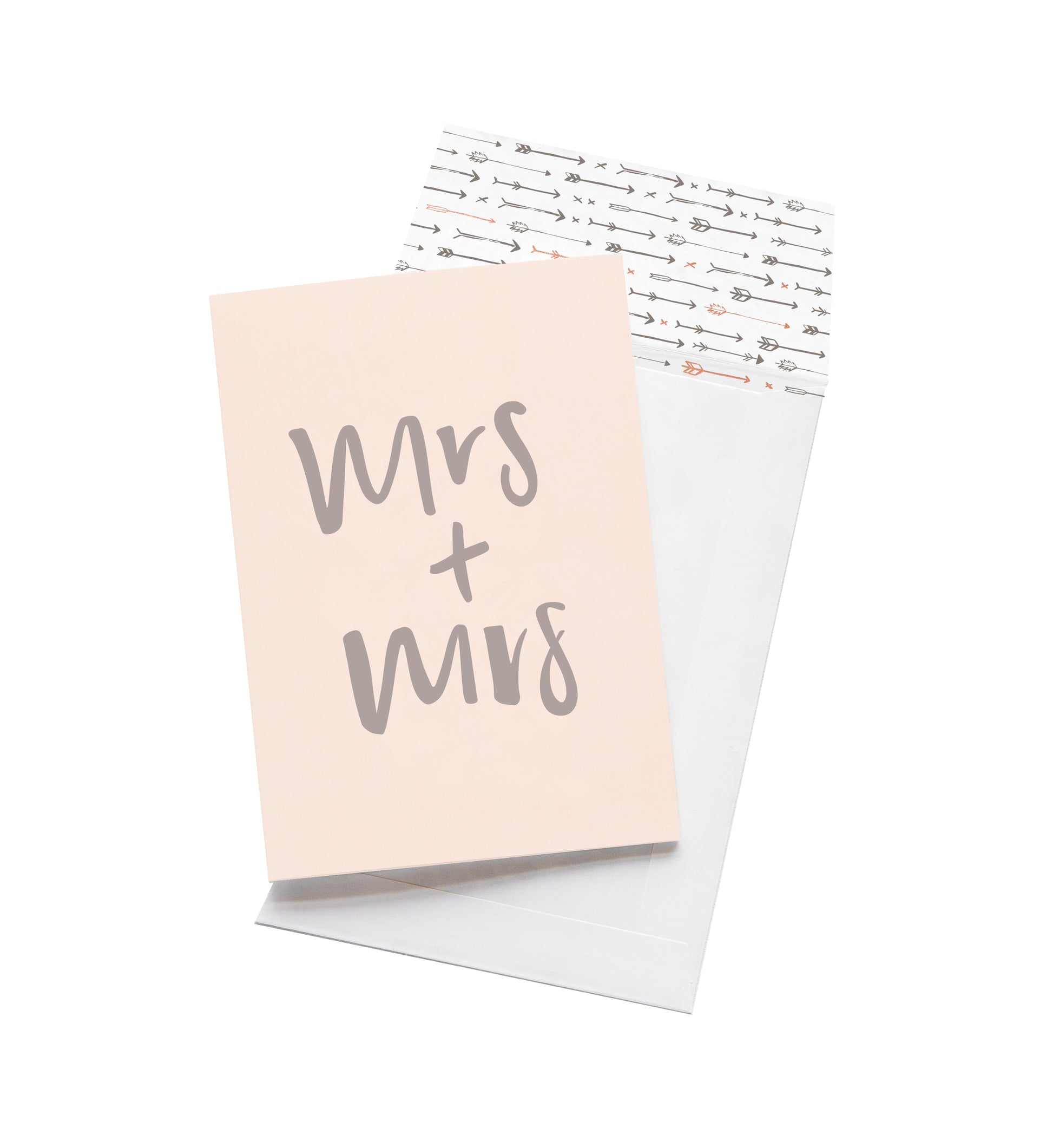 Mrs + Mrs - Greeting Card