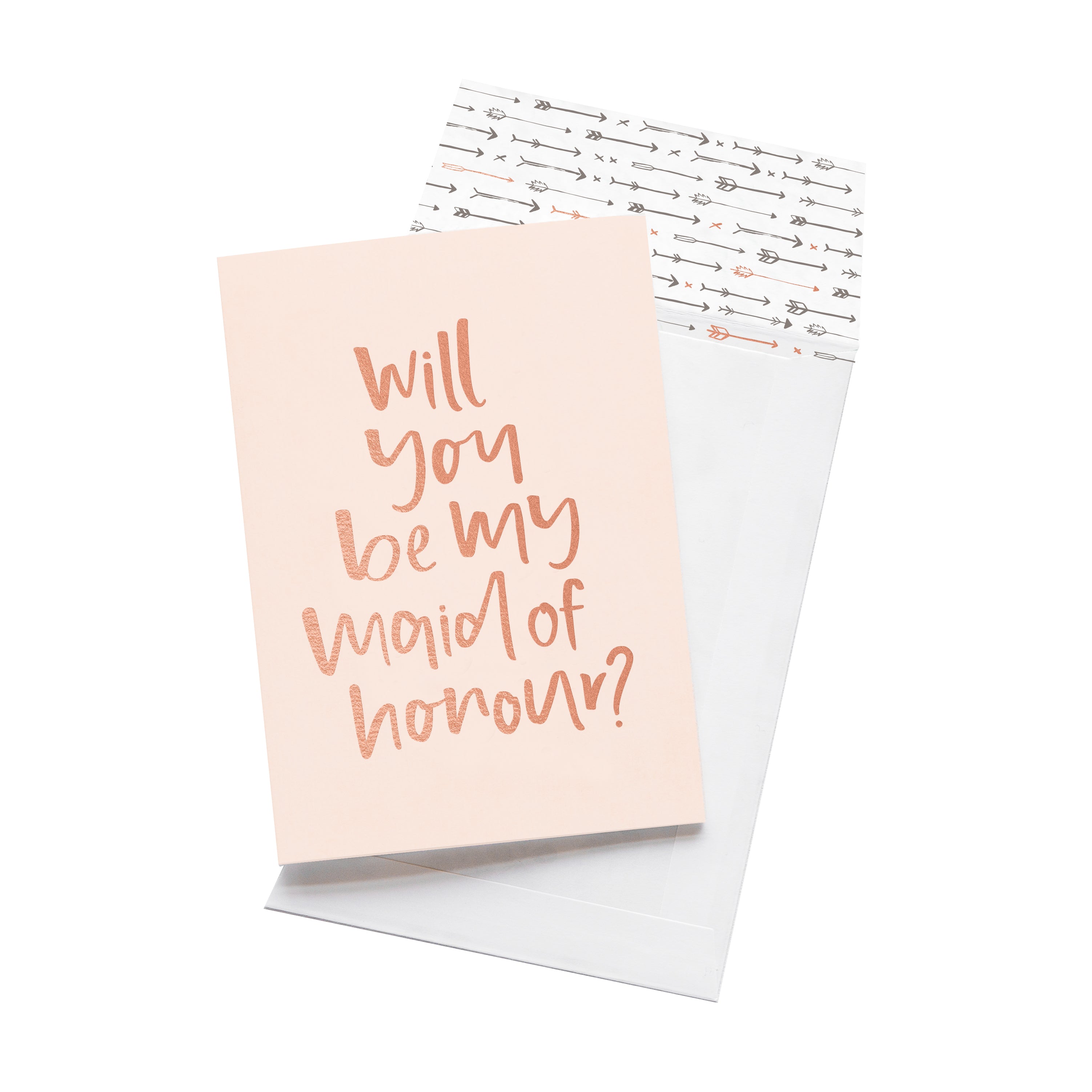 Will You Be My Maid of Honour? - Greeting Card