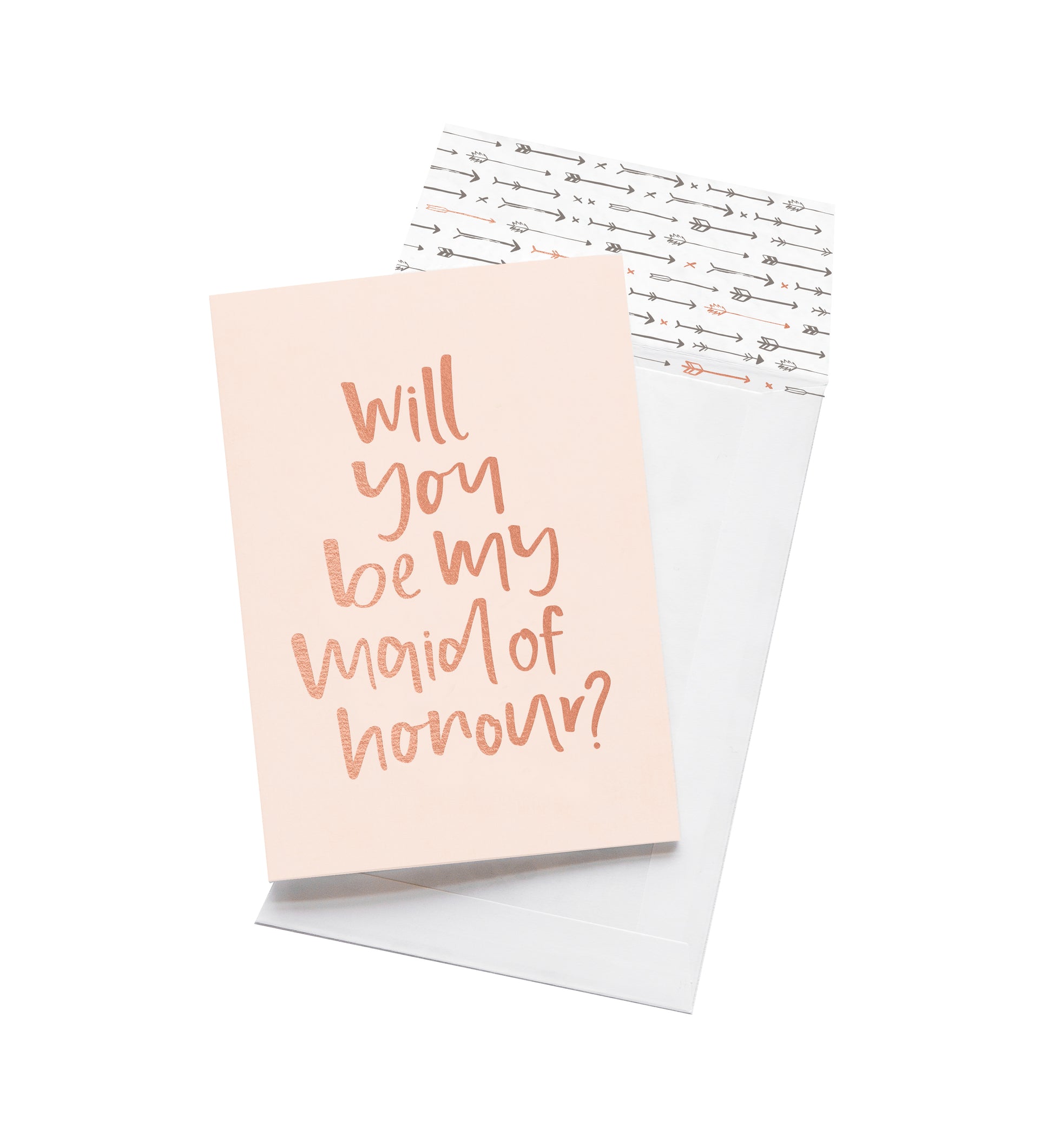 Will You Be My Maid of Honour? - Greeting Card