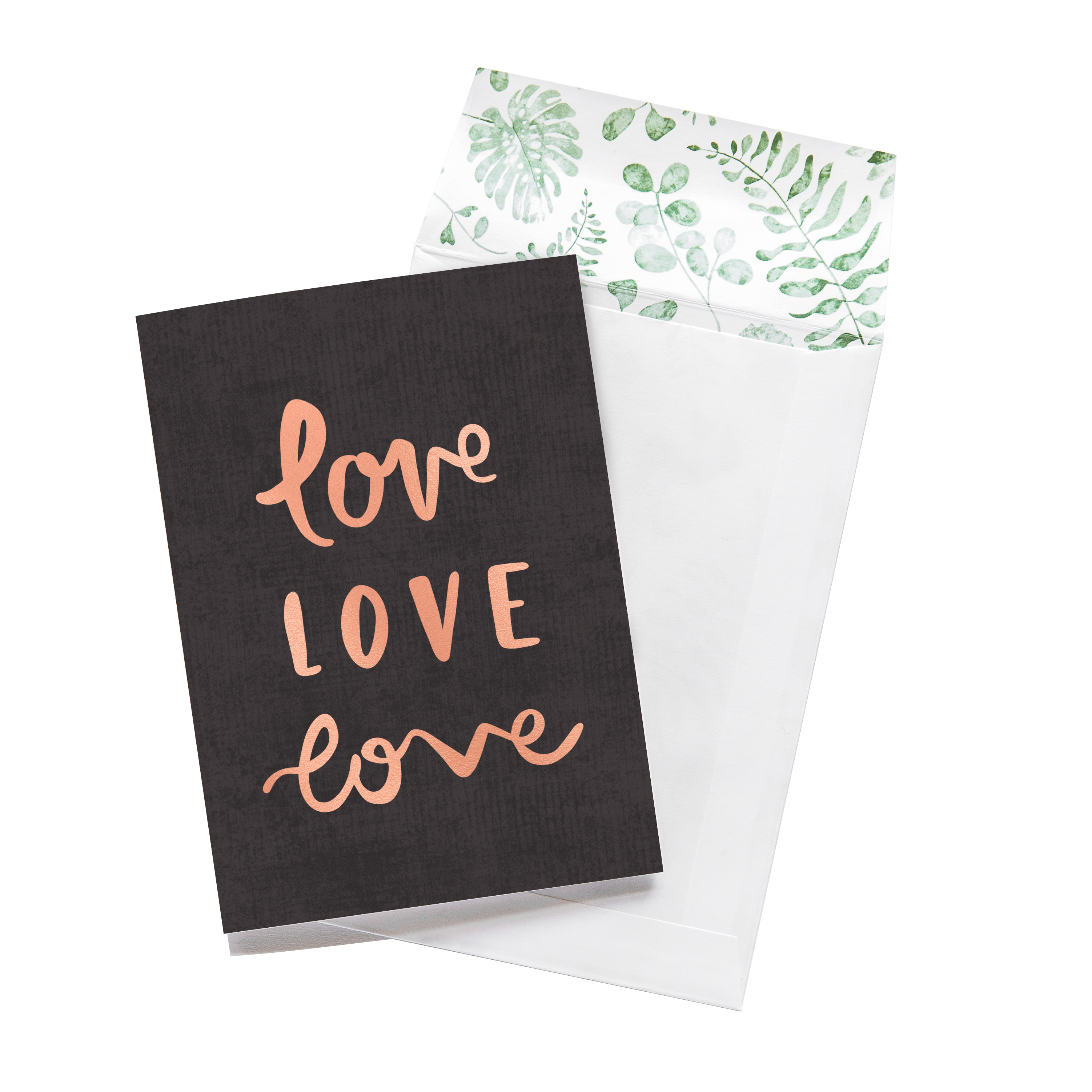 Love Love Love - Greeting Card
