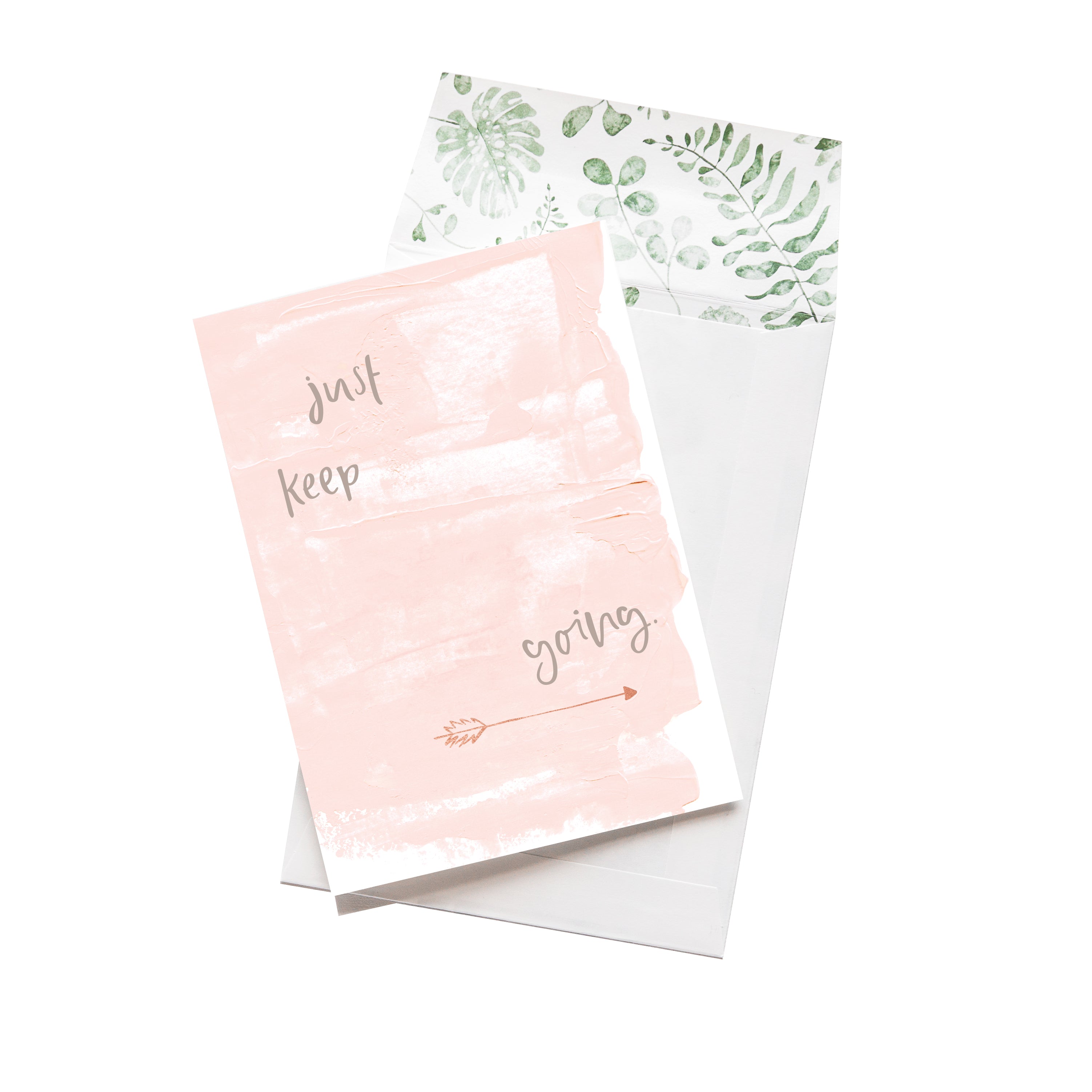 Just Keep Going - Greeting Card