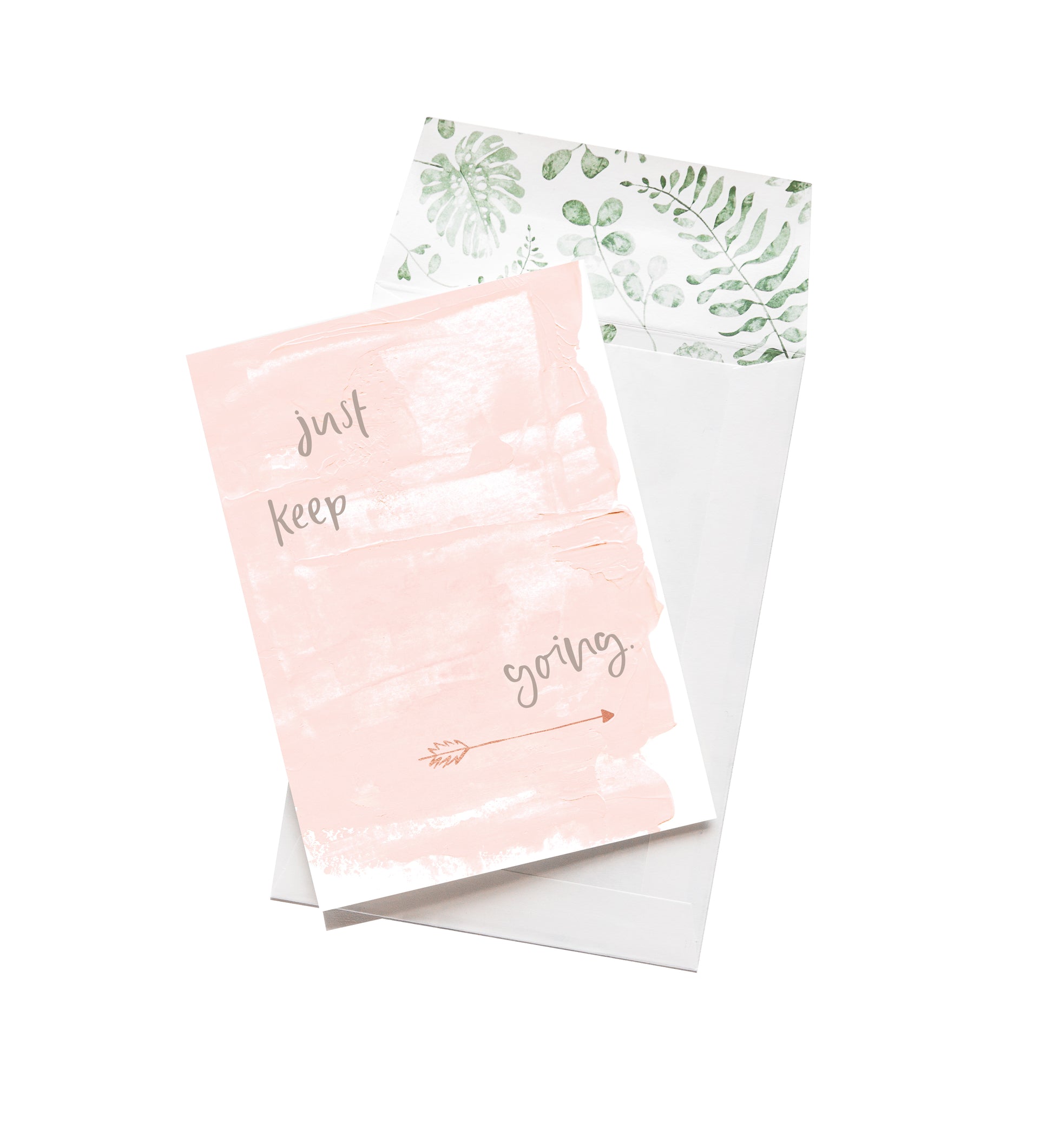Just Keep Going - Greeting Card