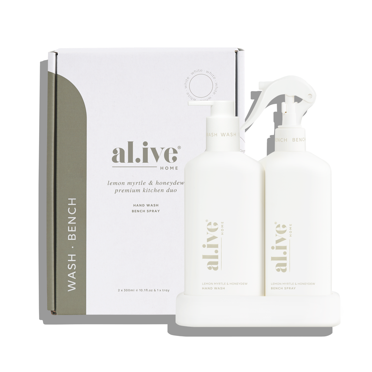 Kitchen Duo Pack - Lemon Myrtle & Honeydew -  Bench Spray & Hand Wash