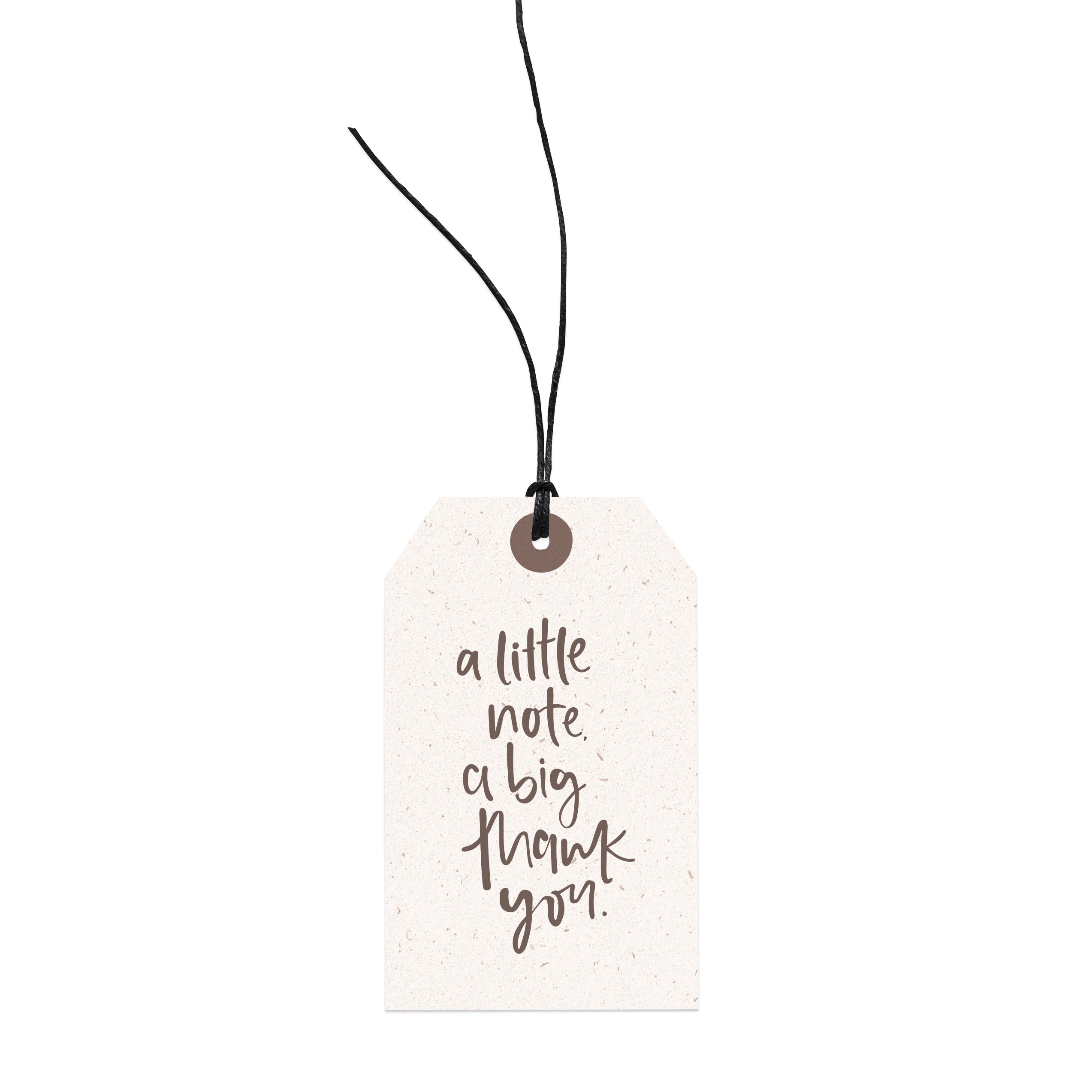 A Little Note, a Big Thank You - Gift Tag