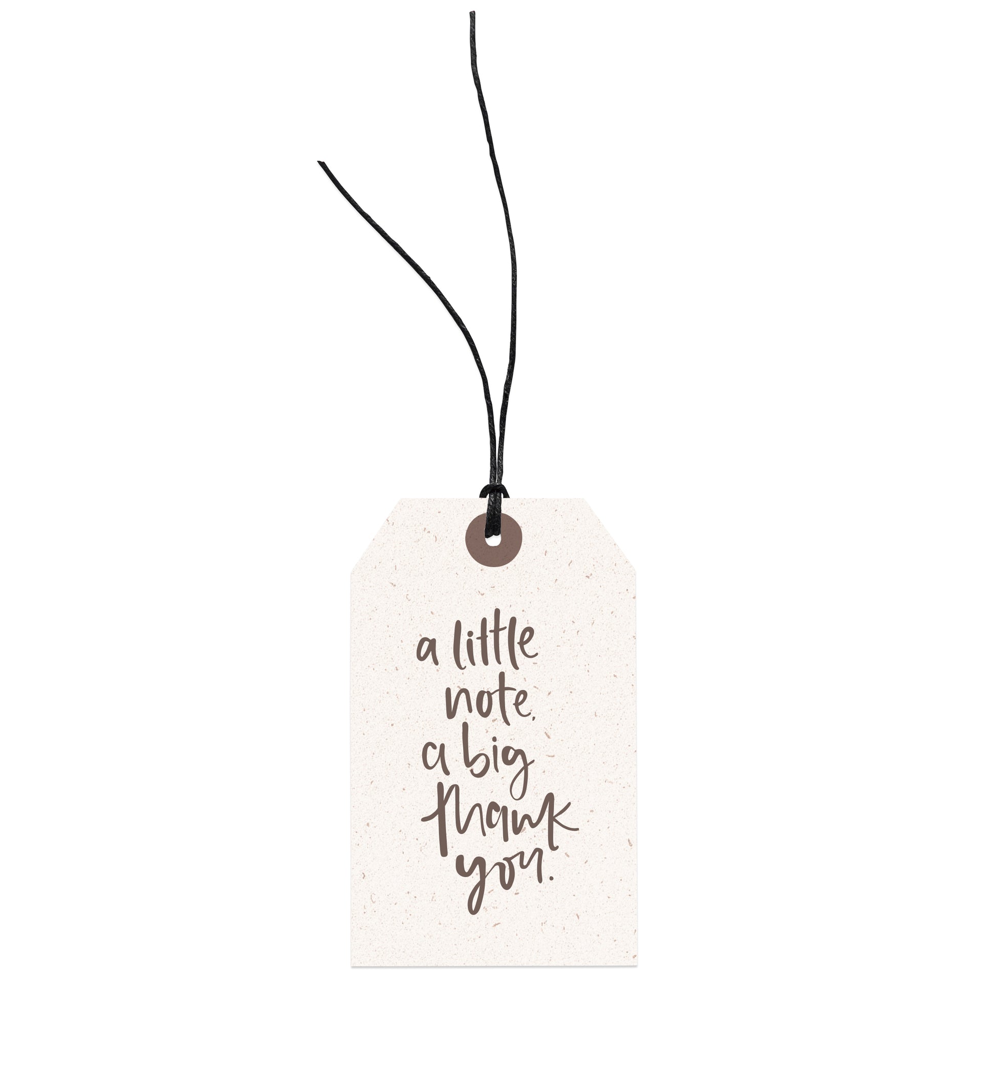 A Little Note, a Big Thank You - Gift Tag