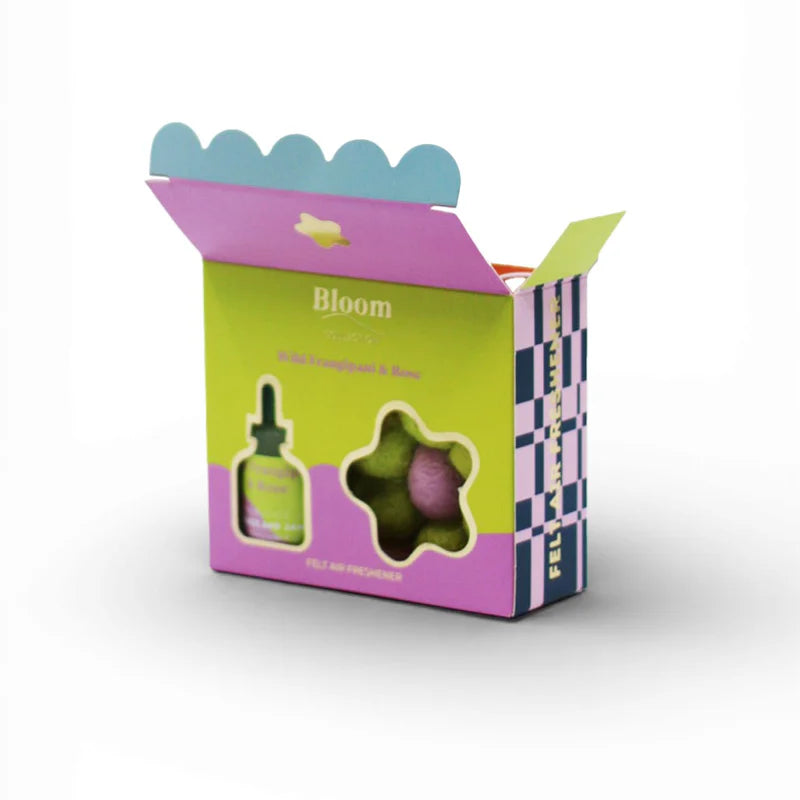 Wild Frangipani & Rose - Felt Air Freshener