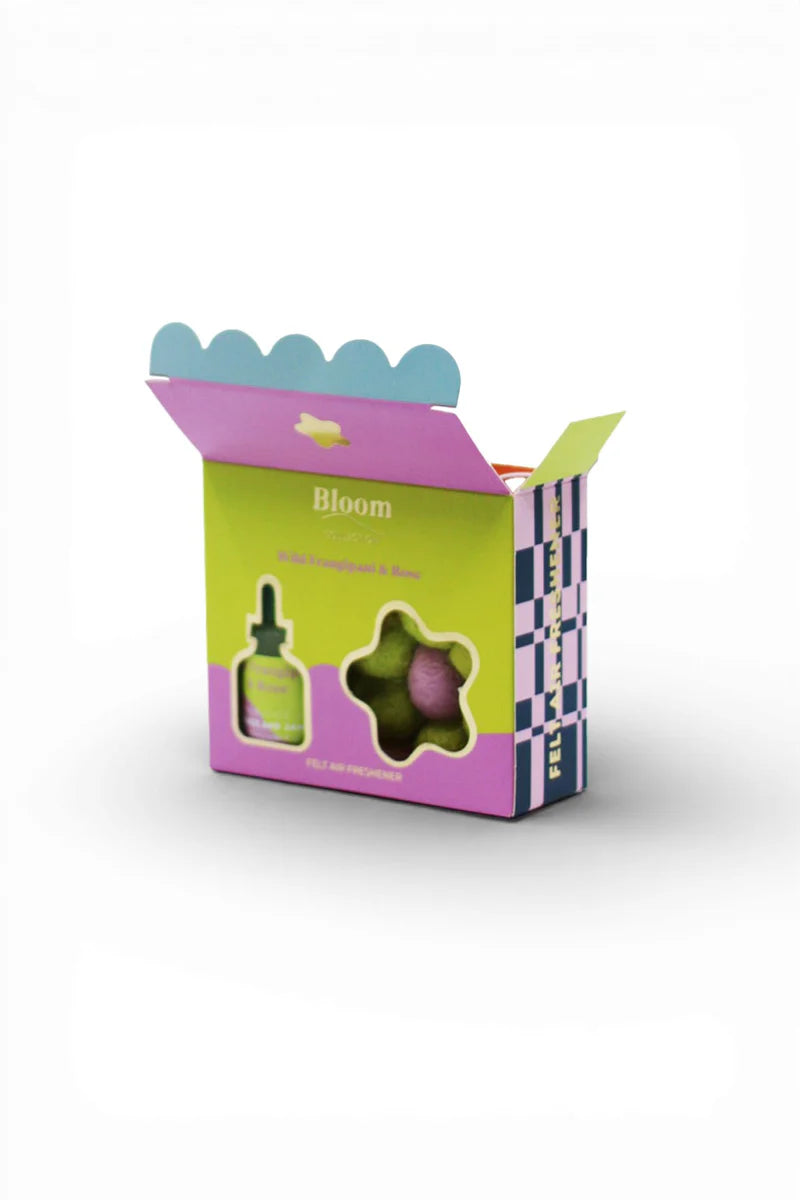 Wild Frangipani & Rose - Felt Air Freshener