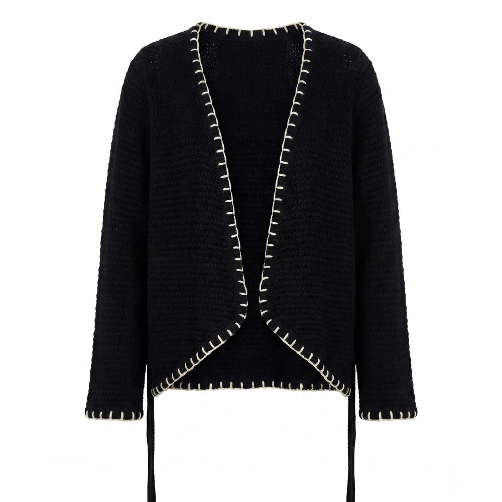 Zaty Knit Cardigan - Noir