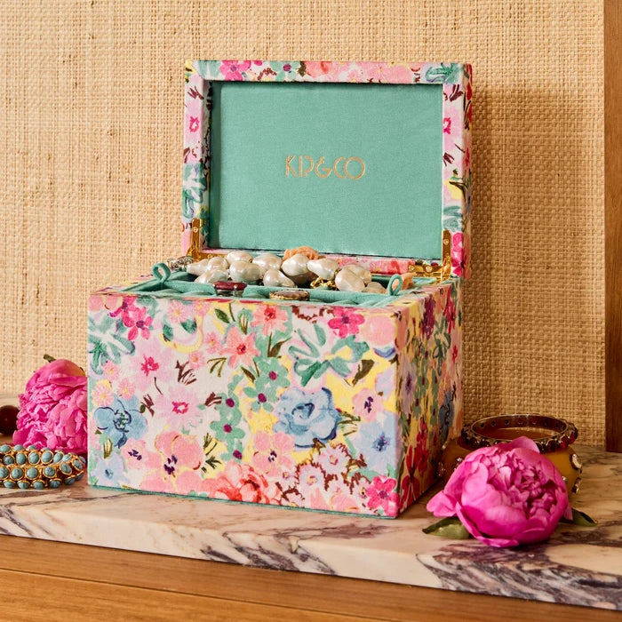 Alfresco Velvet Jewellery Box - Large