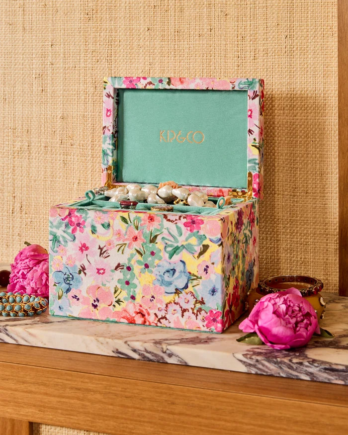 Alfresco Velvet Jewellery Box - Large