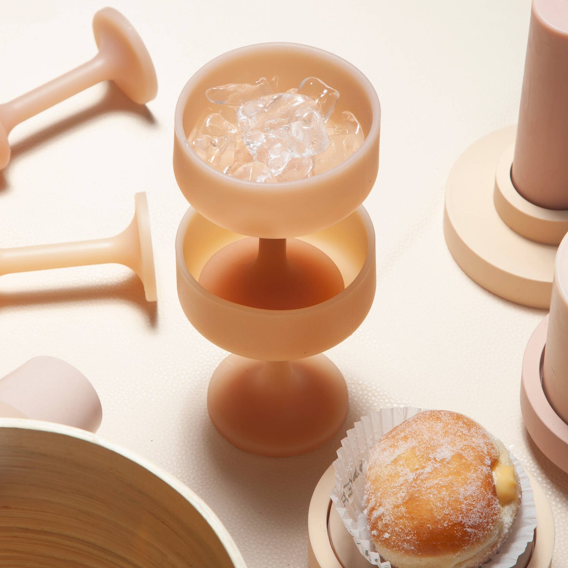 Mecc - Wheat + Oat Silicone Unbreakable Cocktail Glasses