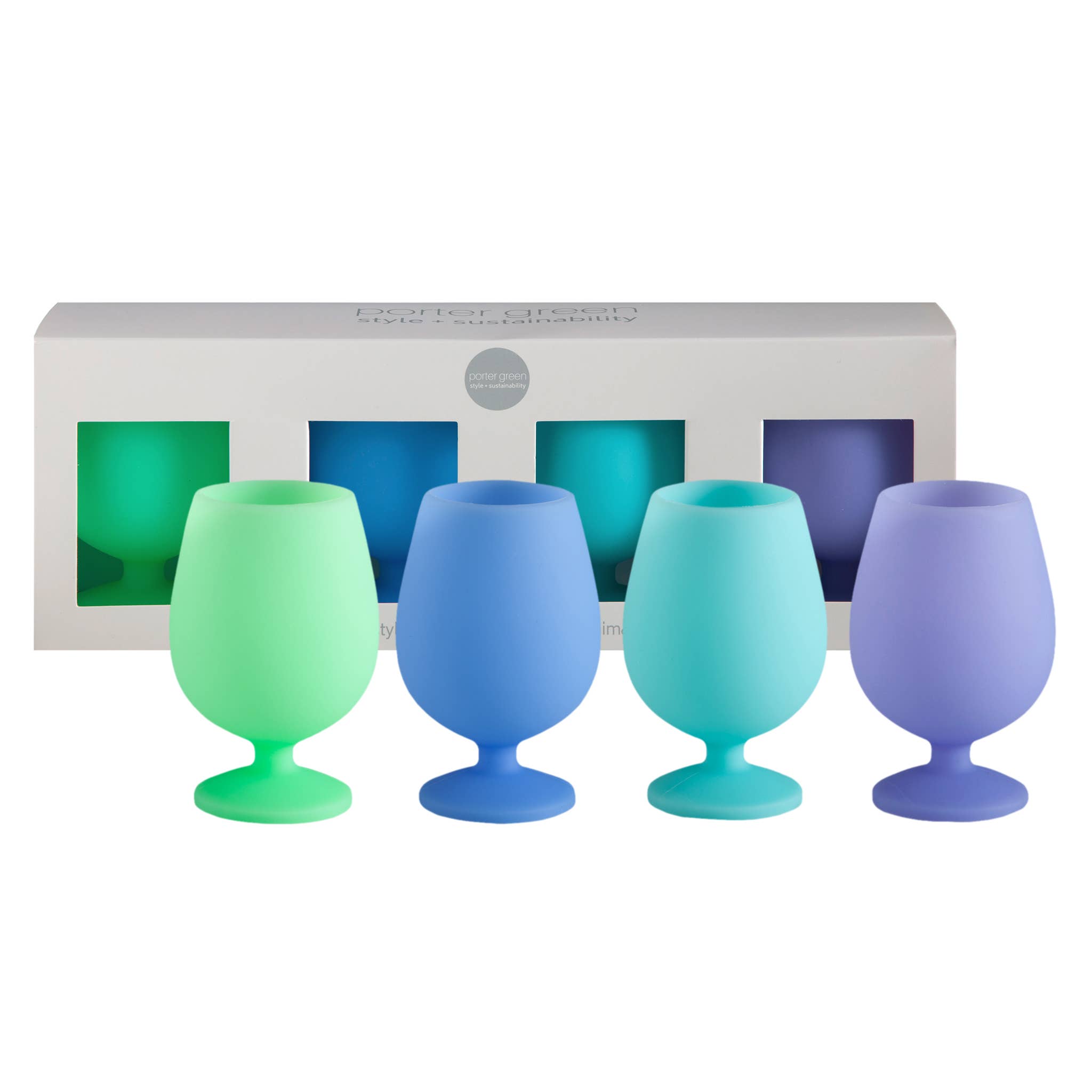 Stemm - Marine Silicone Unbreakable Wine Glasses