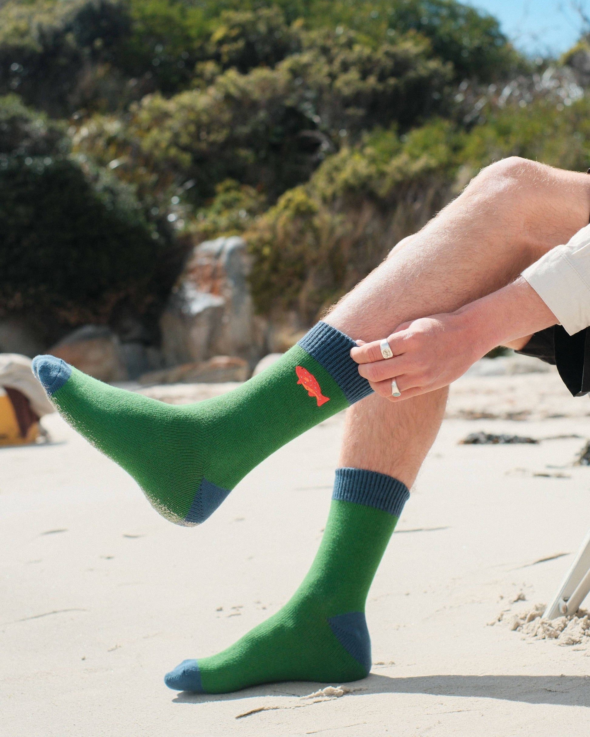 Coral Trout Fish Socks