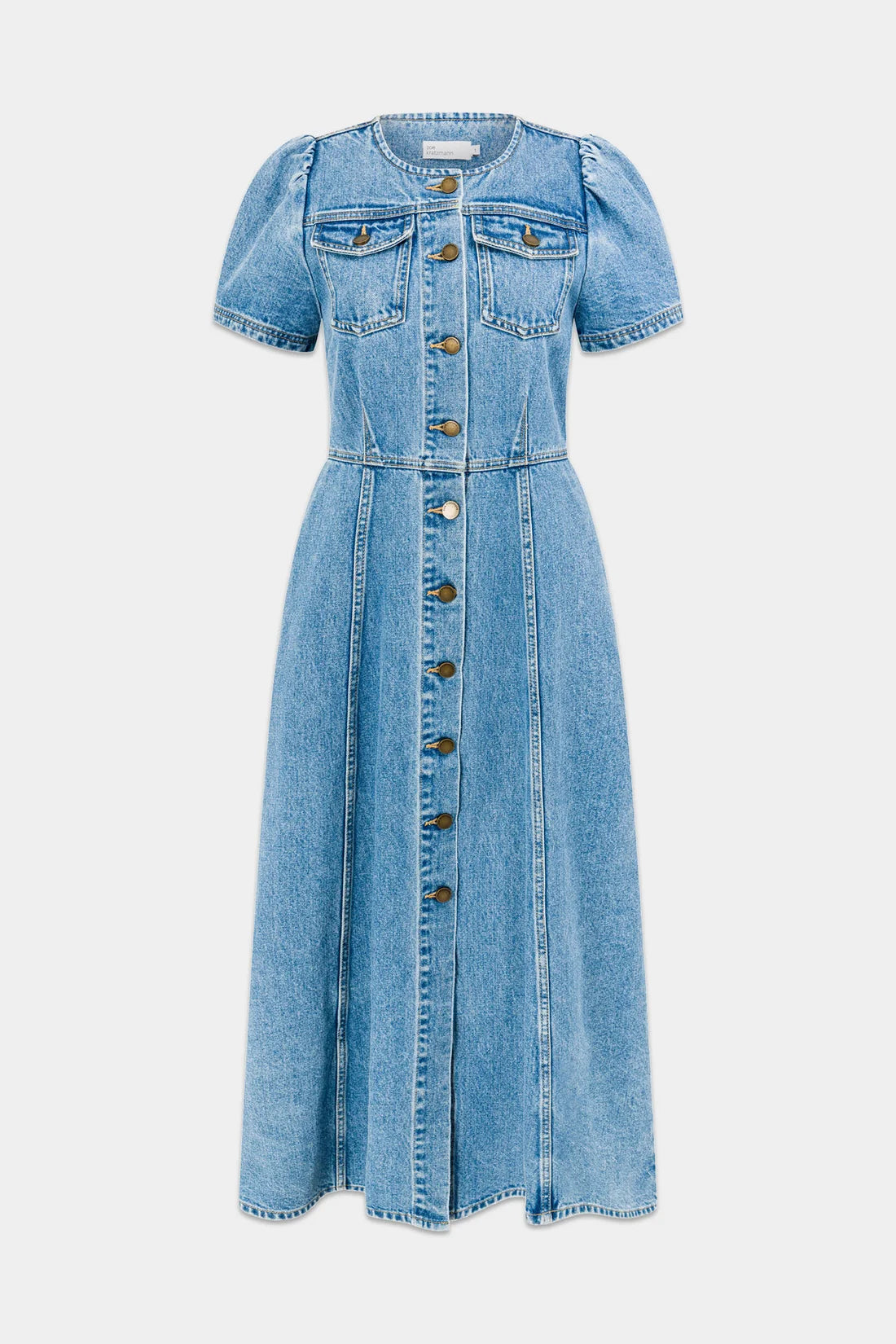 Allude Dress - Mid Denim