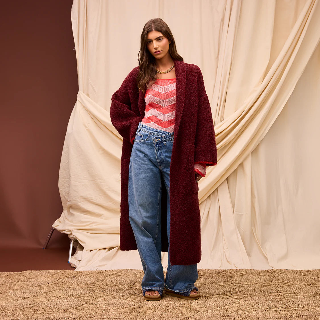 Mai Coatigan - Rosewood