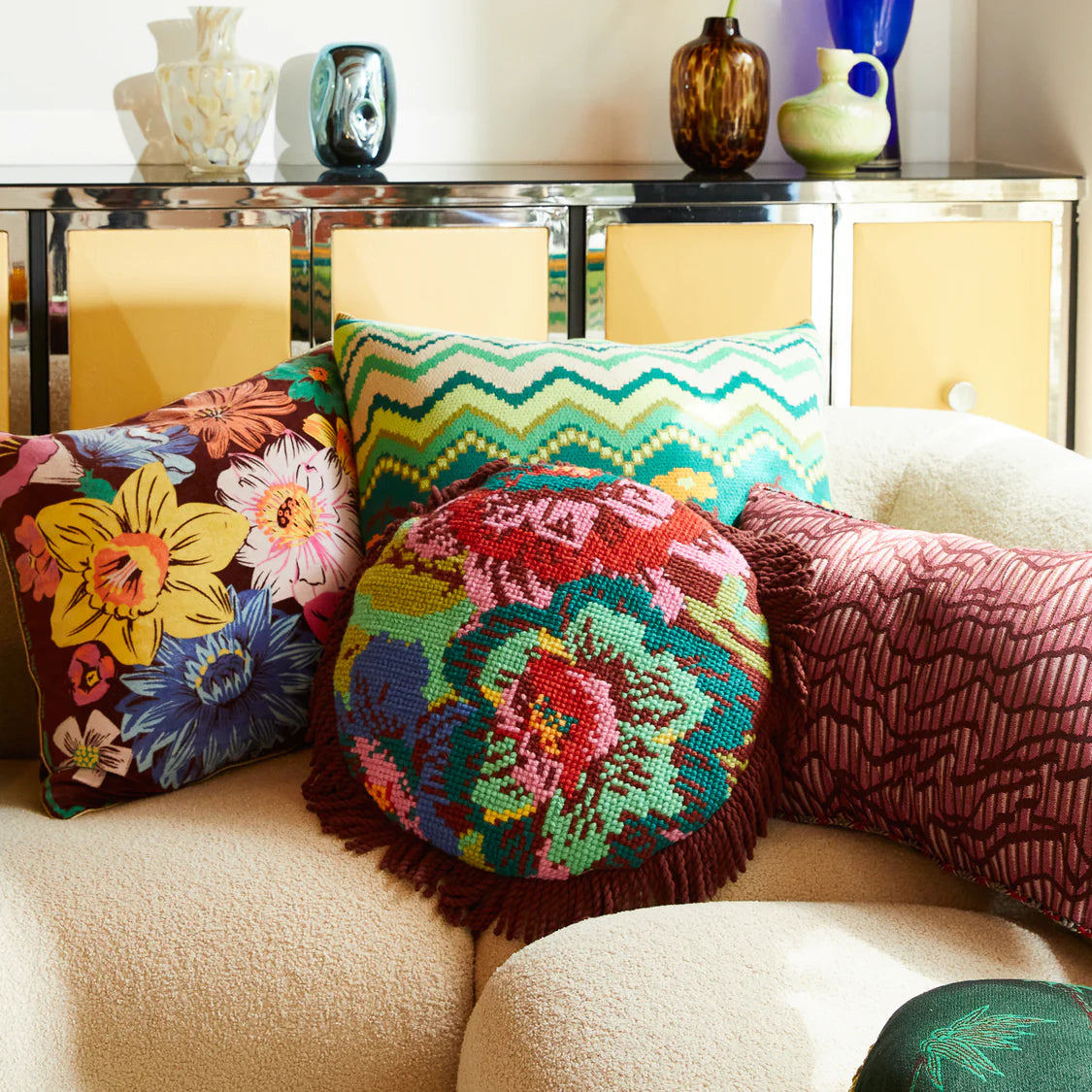 Zita Cross Stich Cushion