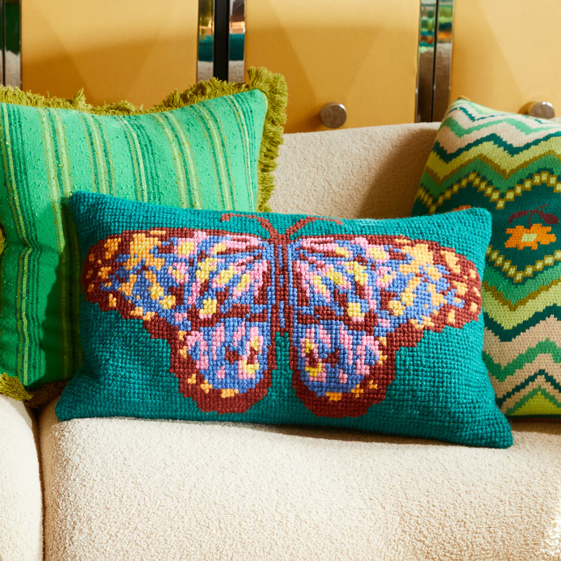 Emilia Cross Stich Cushion