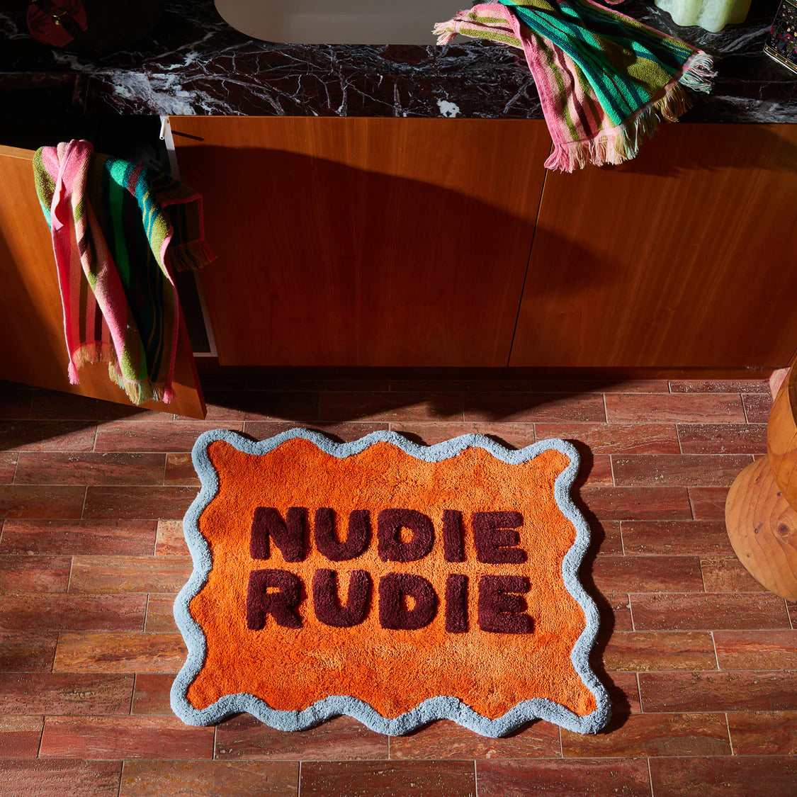 Amalie Nudie Rudie Bath Mat - Orangerie