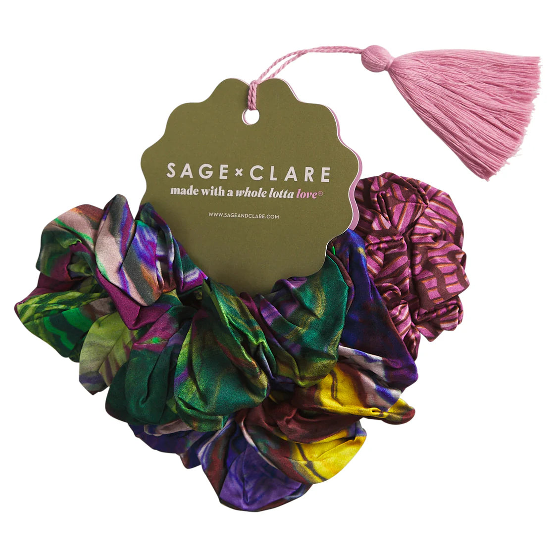 Zoi Silk Scrunchie Set