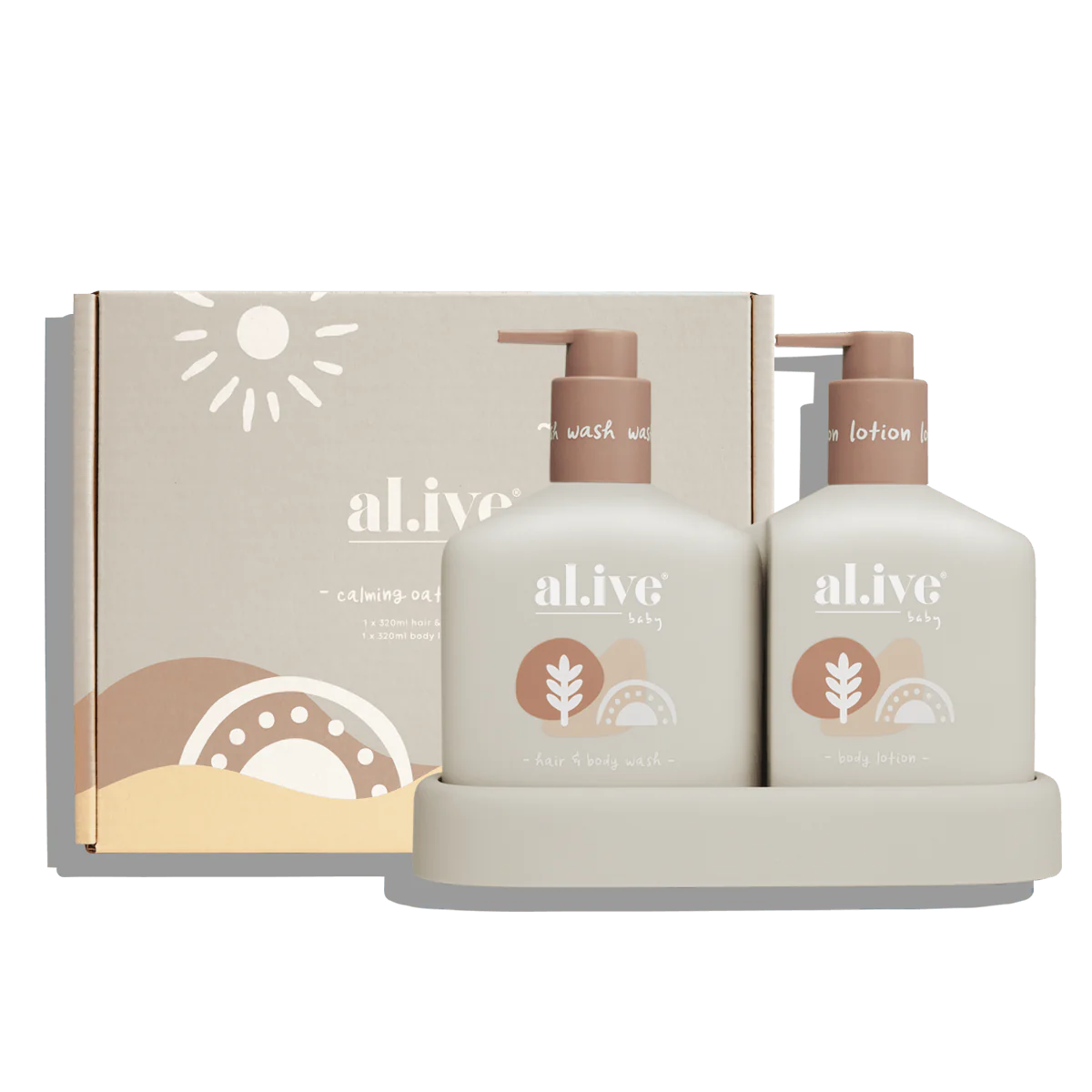 Calming Oatmeal Baby Hair and Body Wash and Lotion Duo