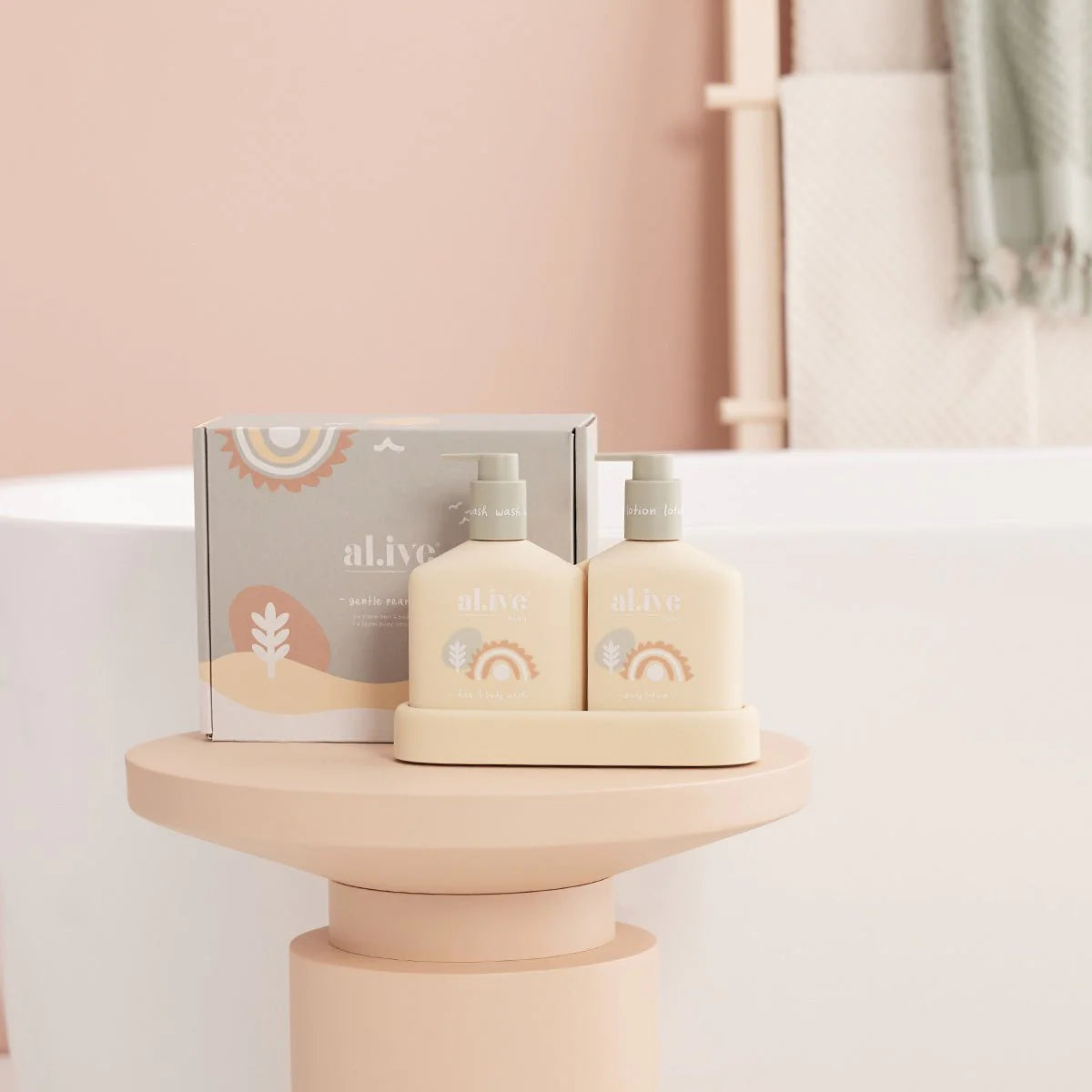 Gentle Baby Pear Hair& Body Wash and Lotion Duo
