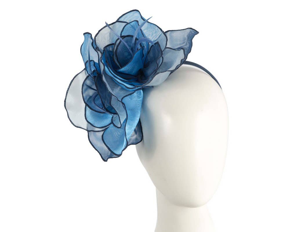 Multi-tone organza flower fascinator