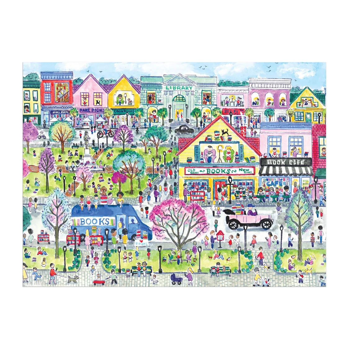 Storrings Book Town Puzzle - 1000pc