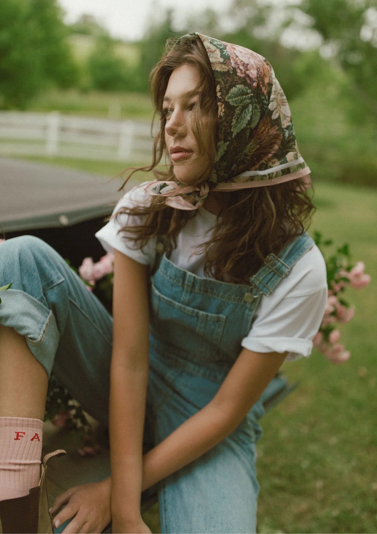 Bloom Bandana - Silk 65cm x 65cm