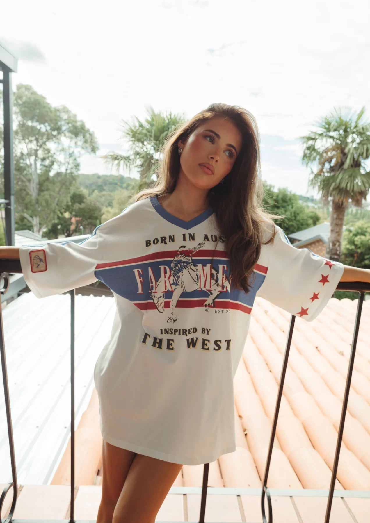 Born In Aus Oversize Vee