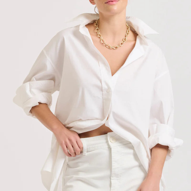 The Boyfriend Oversized Shirt - White