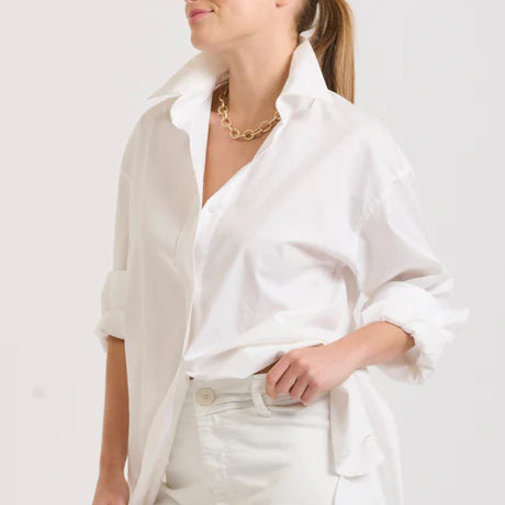 The Boyfriend Oversized Shirt - White