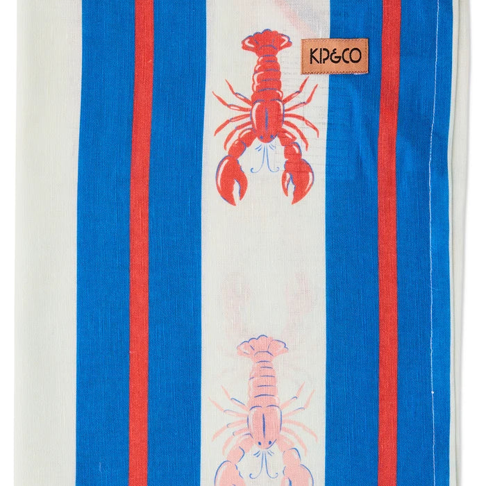 Lobster Fan Club Tea Towel