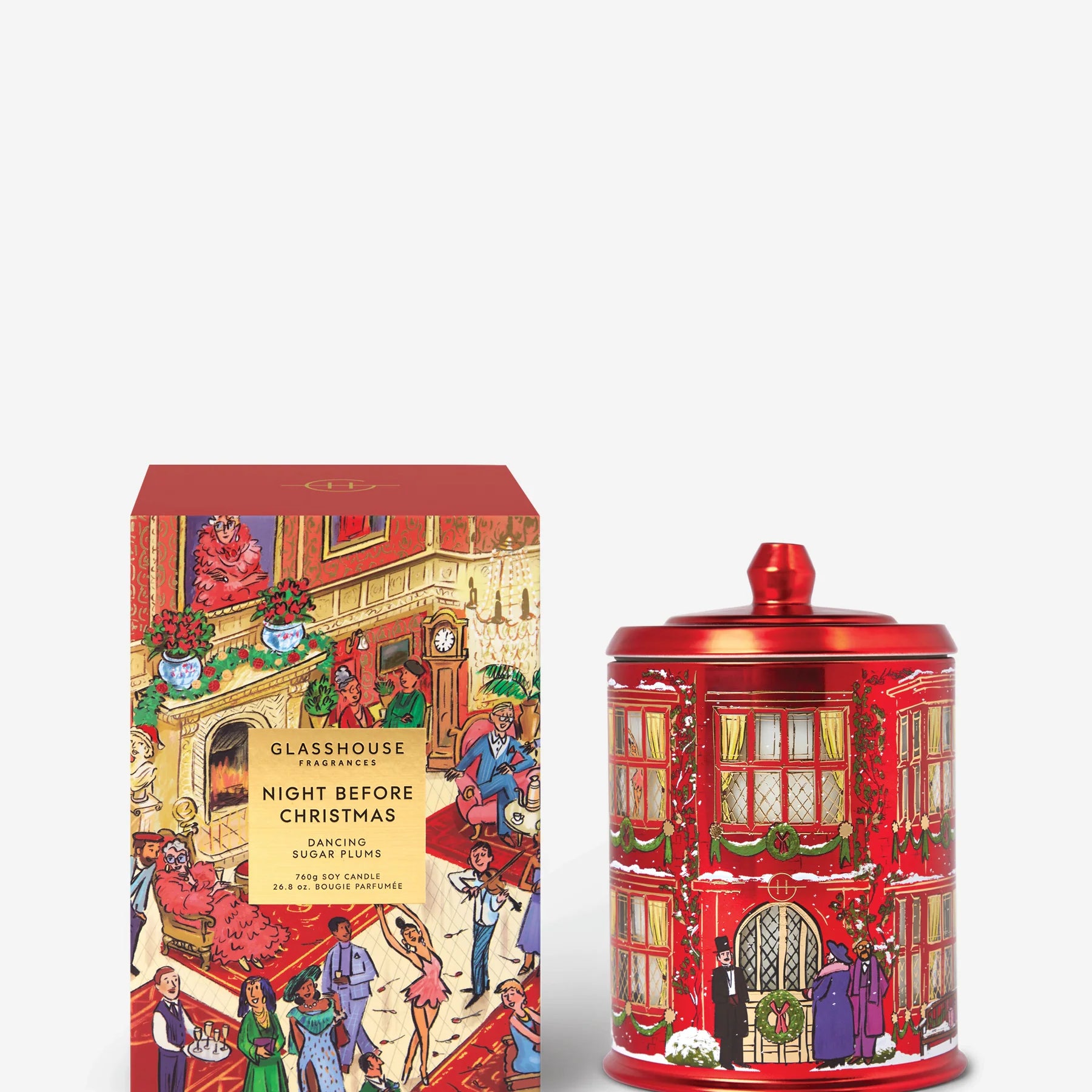 Glasshouse - 760gm Candle - Night Before Christmas