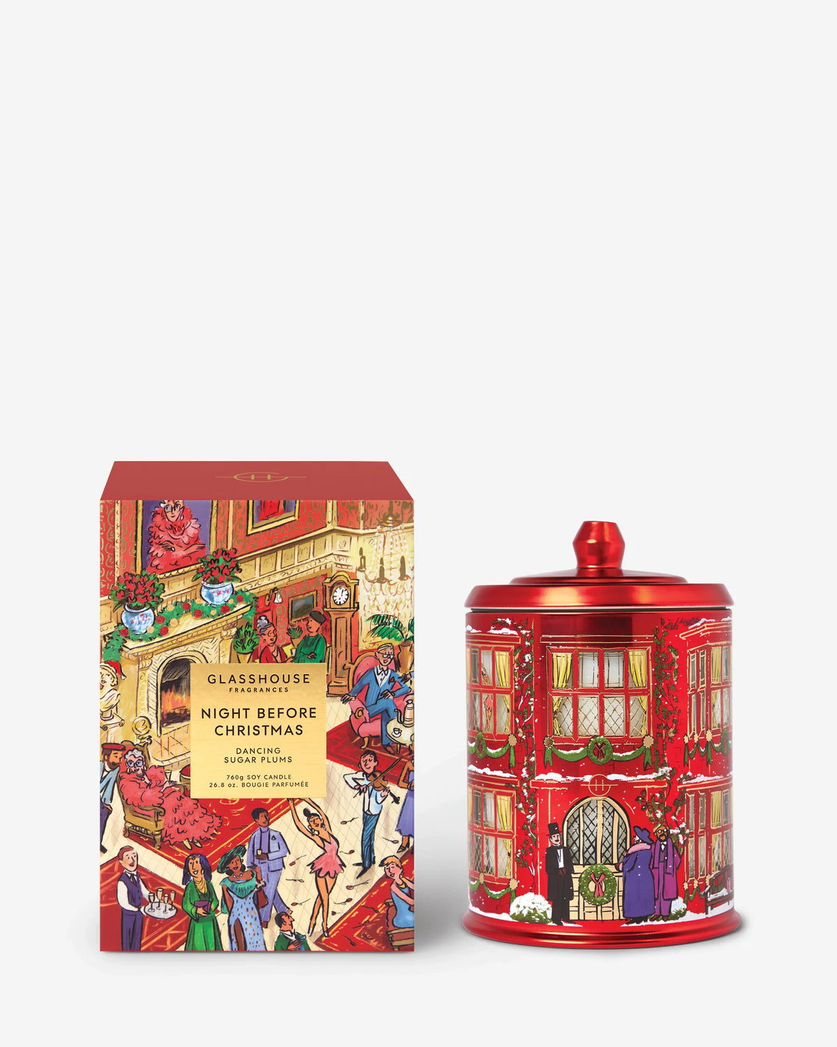 Glasshouse - 760gm Candle - Night Before Christmas