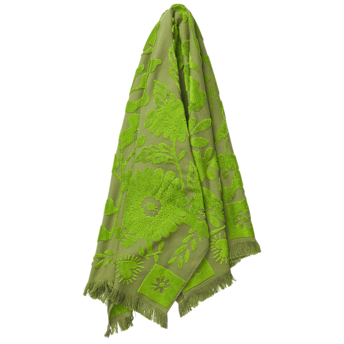 Indiana Bath Sheet - Cactus Green